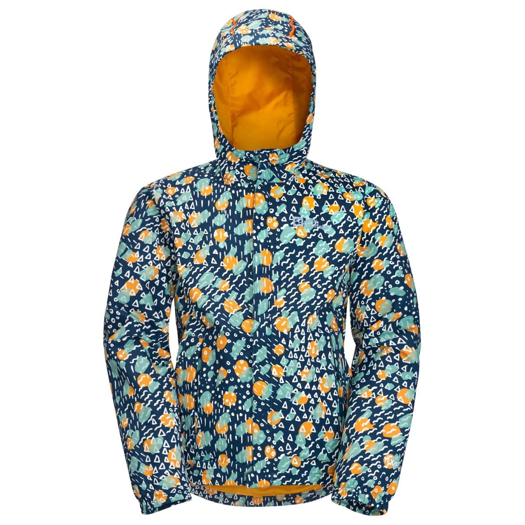 Printed waterproof jacket for children Jack Wolfskin Villi 2l
