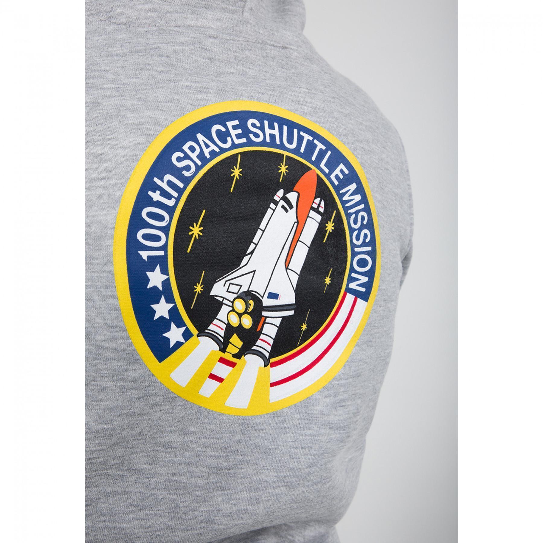 Hooded sweatshirt kid Alpha Industries Space Shuttle