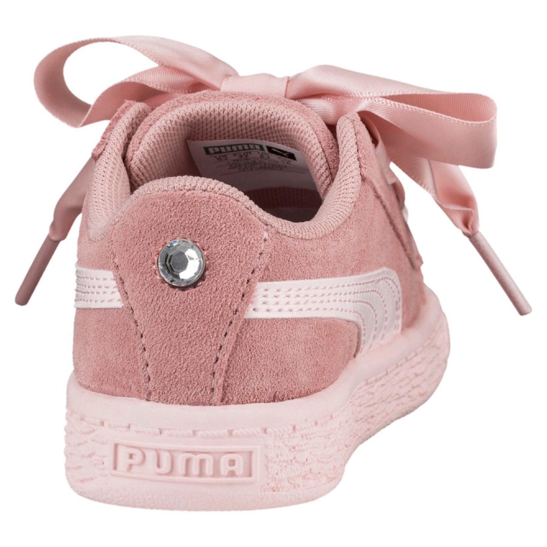Children's sneakers Puma Suede Heart Jewel