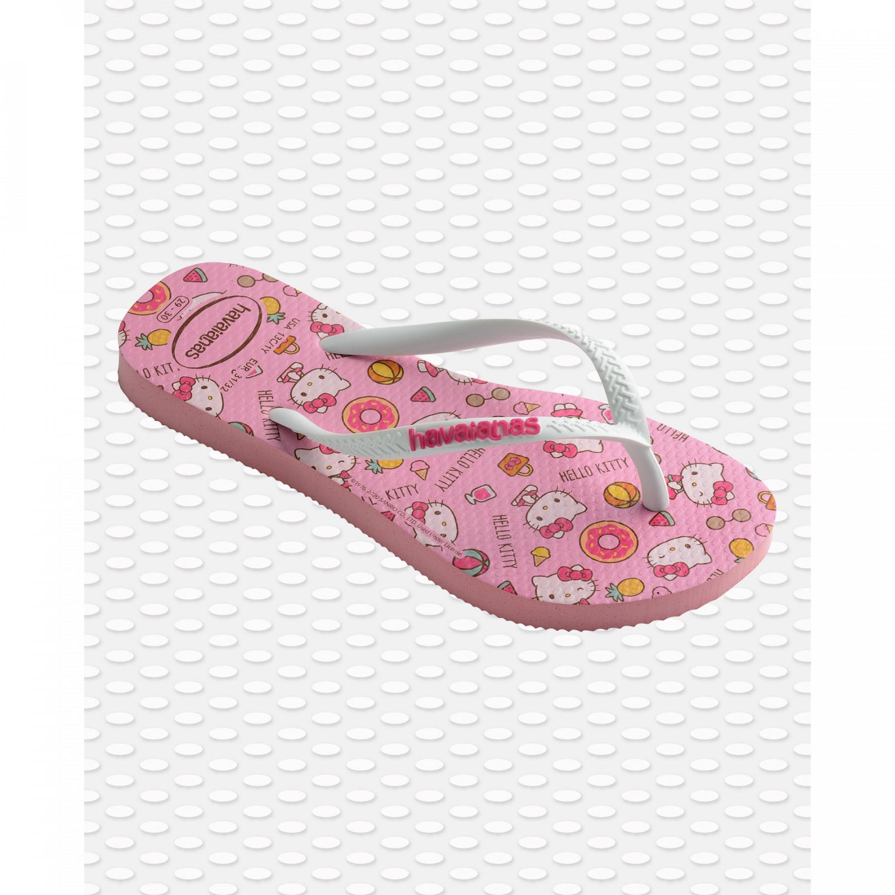 Children's flip-flops Havaianas Slim Hello Kitty
