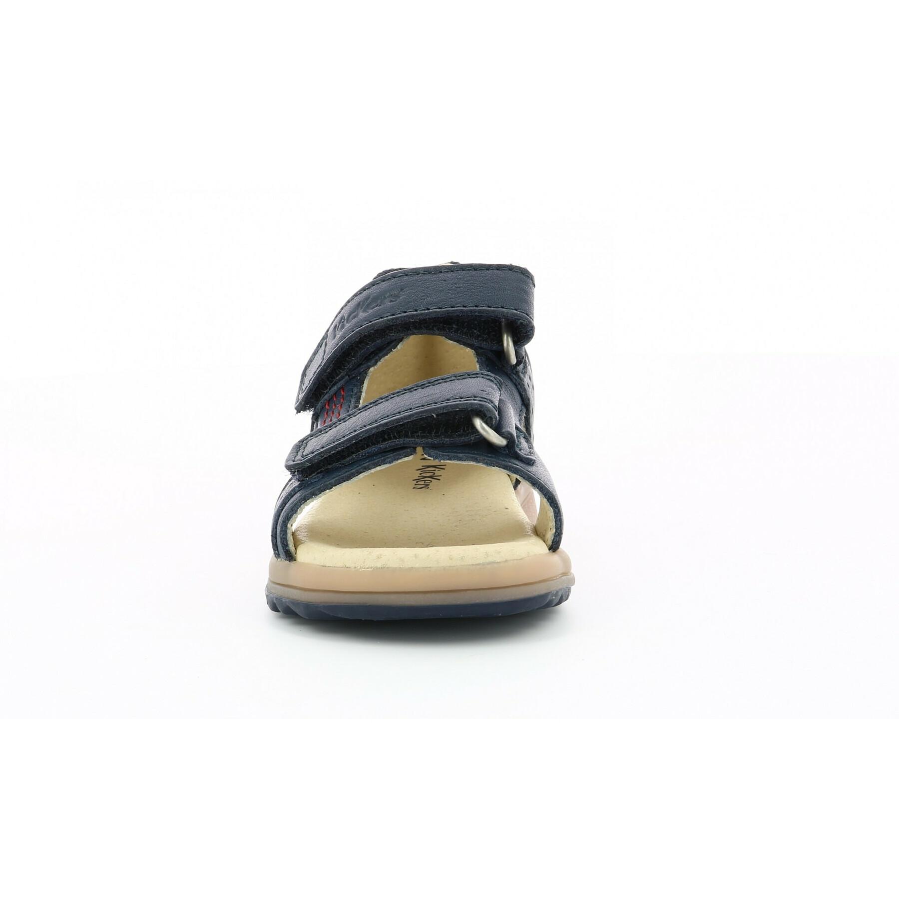 Baby boy sandals Kickers Plazabi