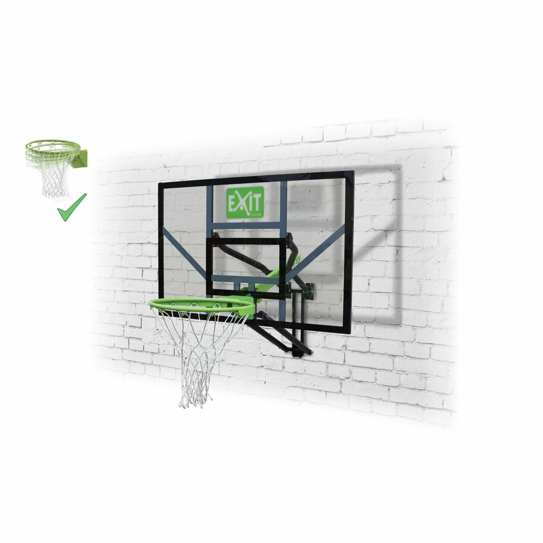 Basketball basket for wall mounting with dunk circle Exit Toys Galaxy