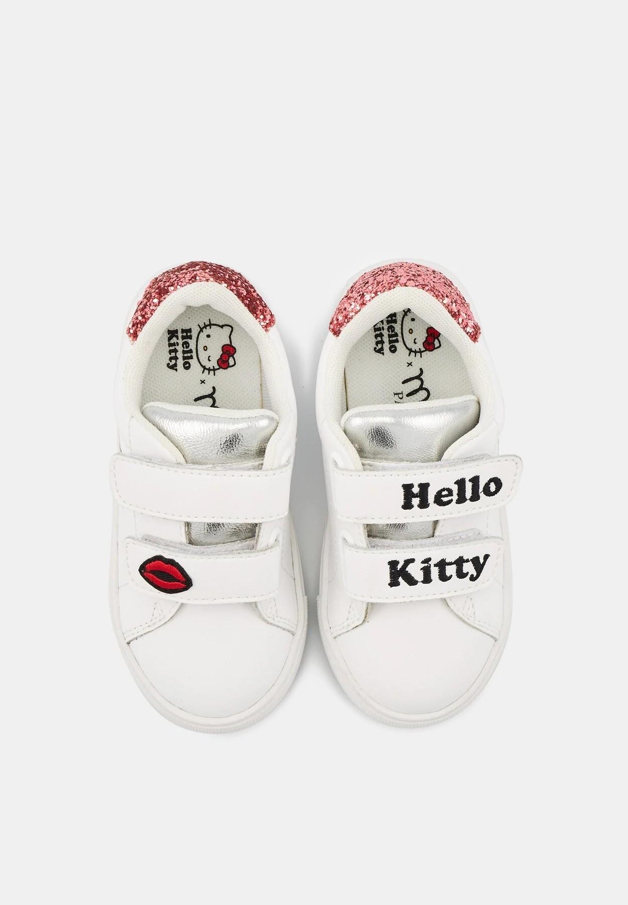 Girl sneakers Bons Baisers de Paname Mini Edith Hello Kitty - Glitter Rose