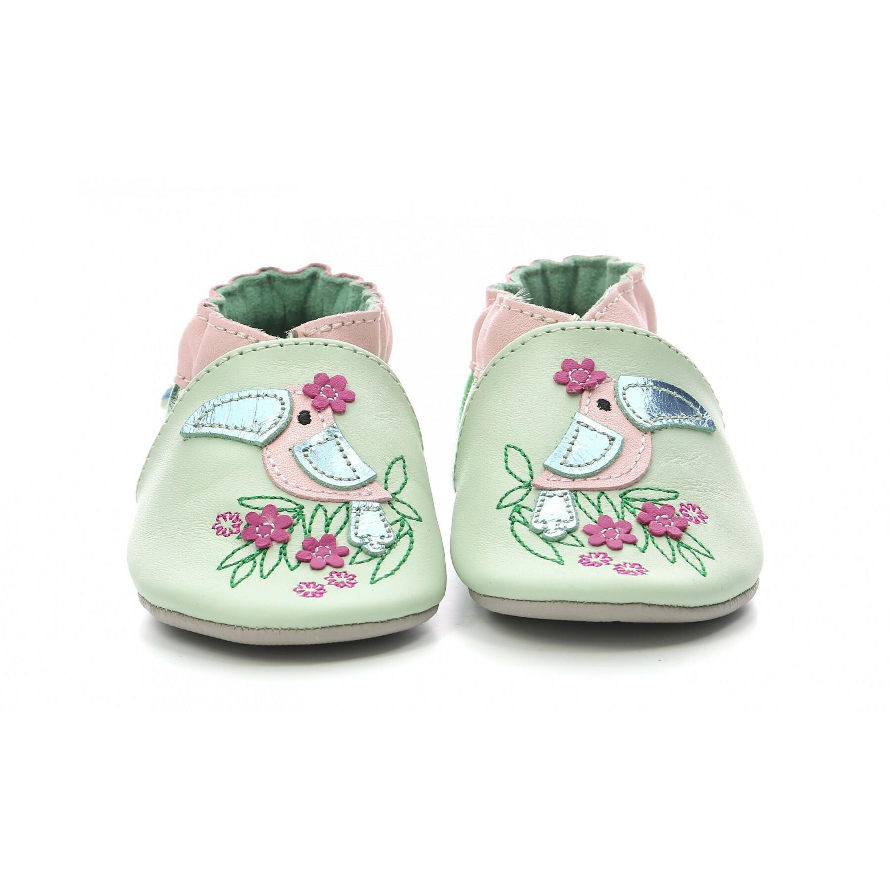 Baby girl shoes Robeez Exotic Toucan