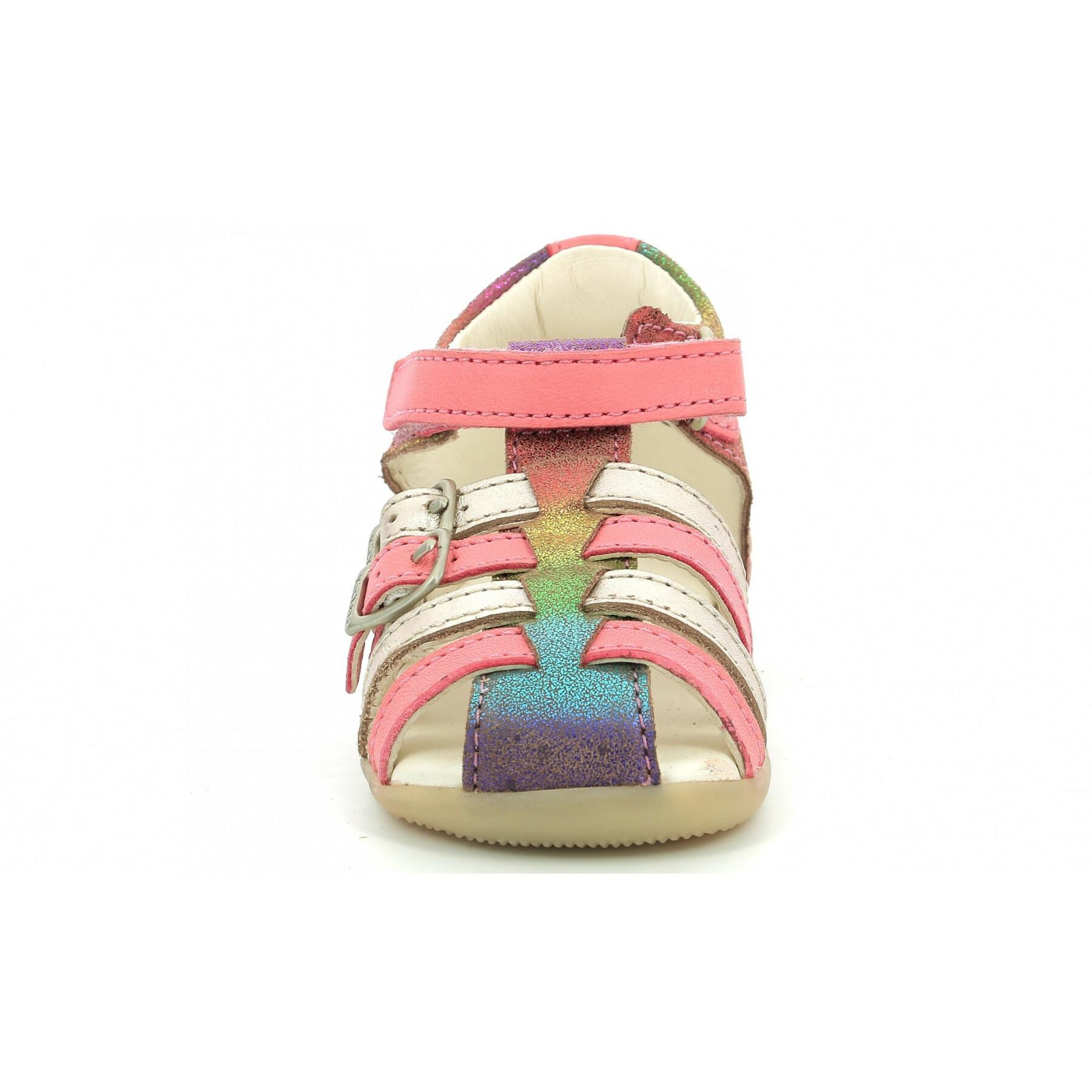 Baby girl sandals Kickers Bigkro