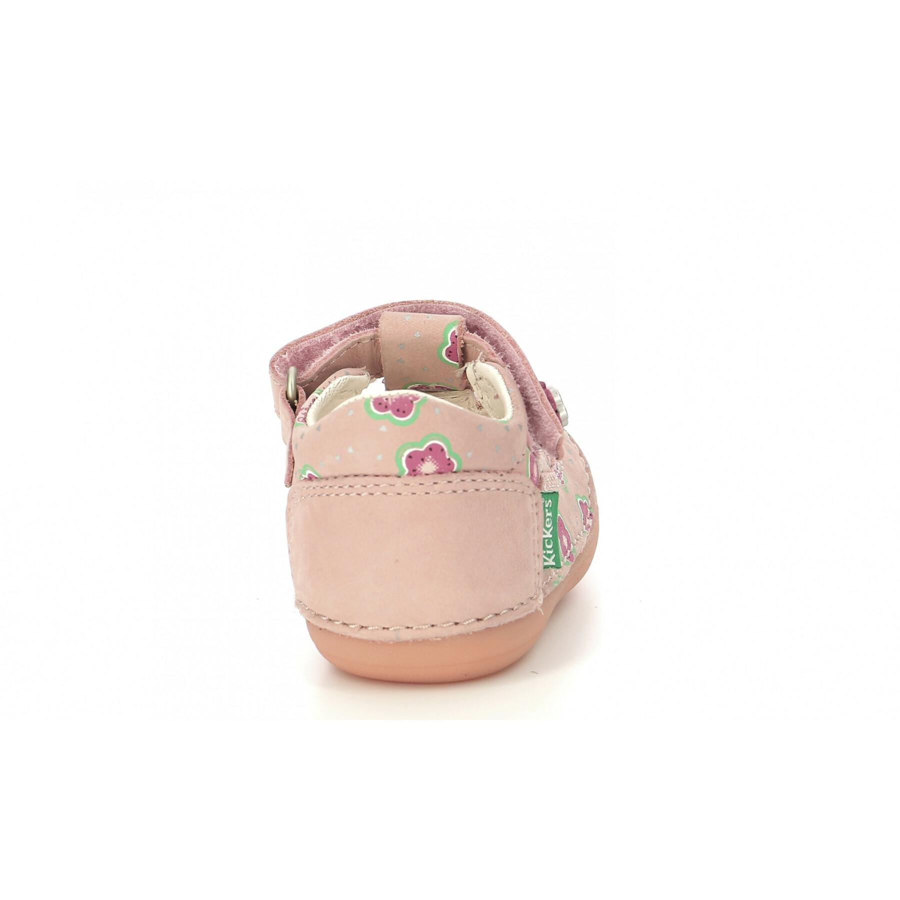 Baby girl sandals Kickers Sushy