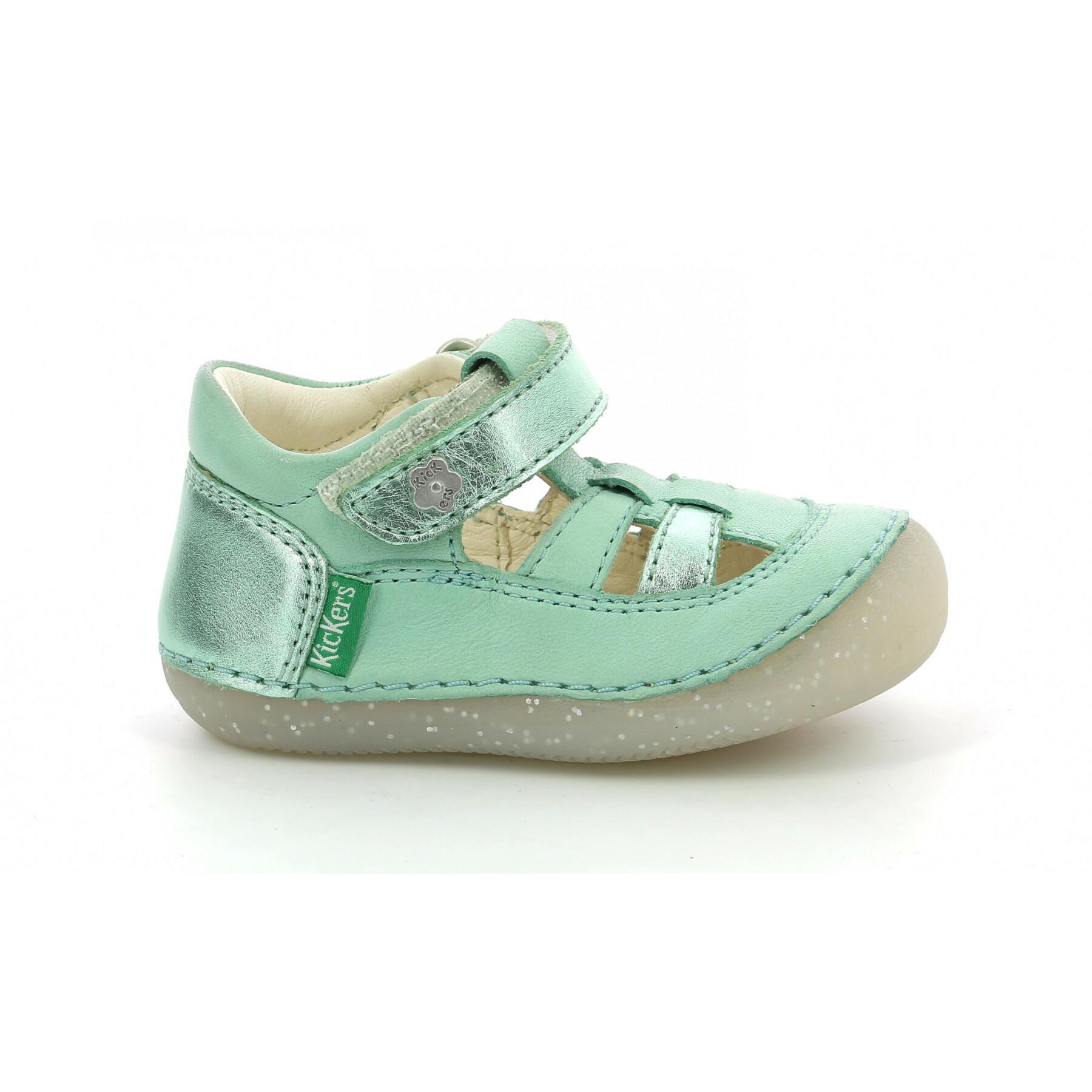 Baby girl sandals Kickers Sushy