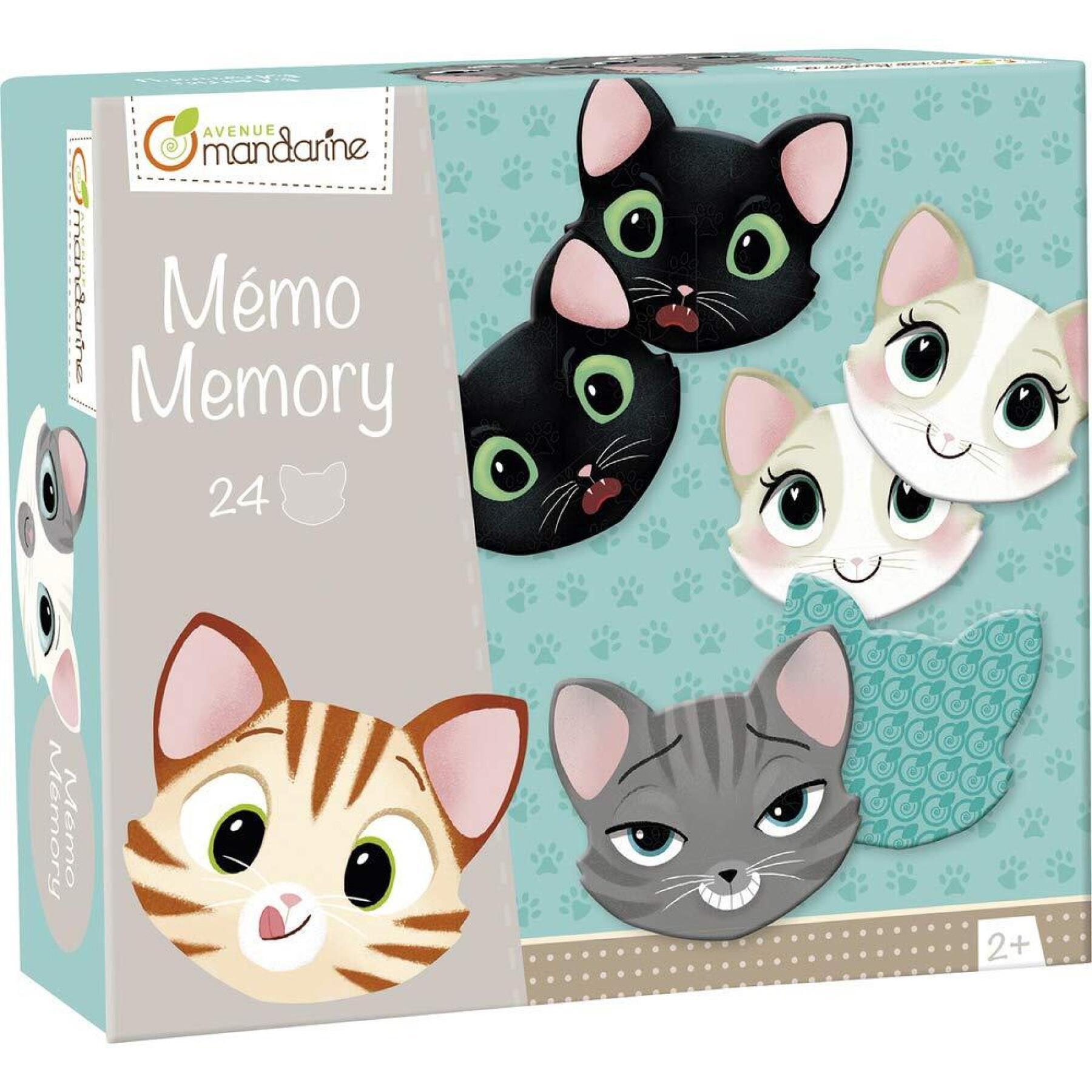 Cats and expressions memory Avenue Mandarine