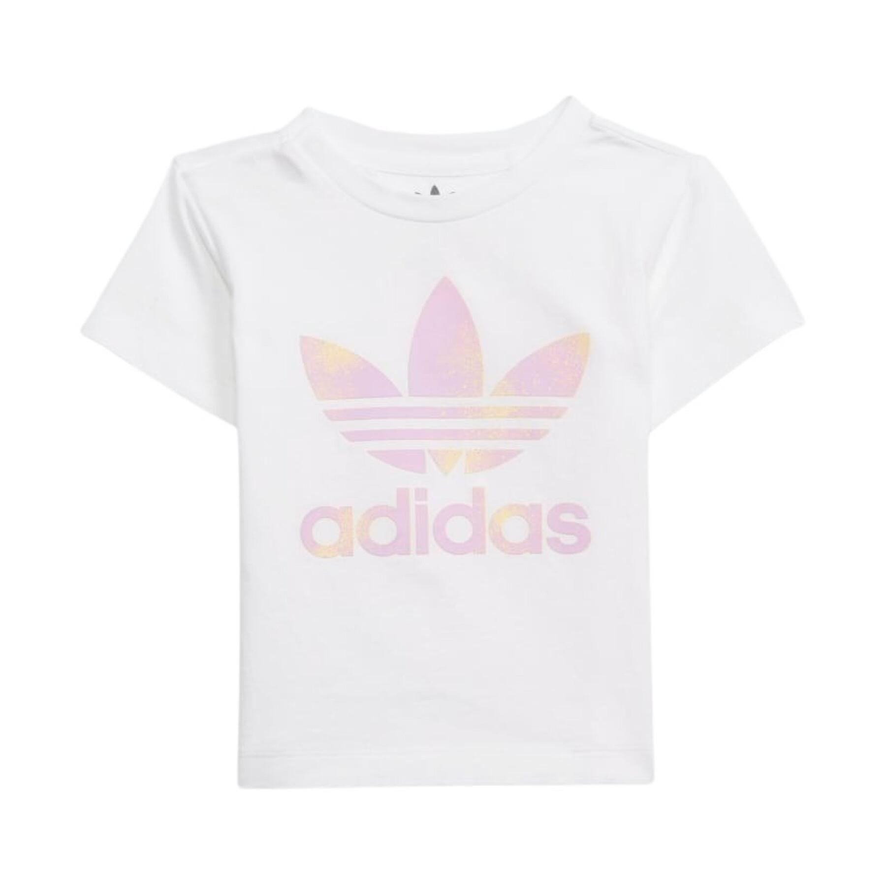 Girl's logo shorts and t-shirt set adidas Originals Graphic