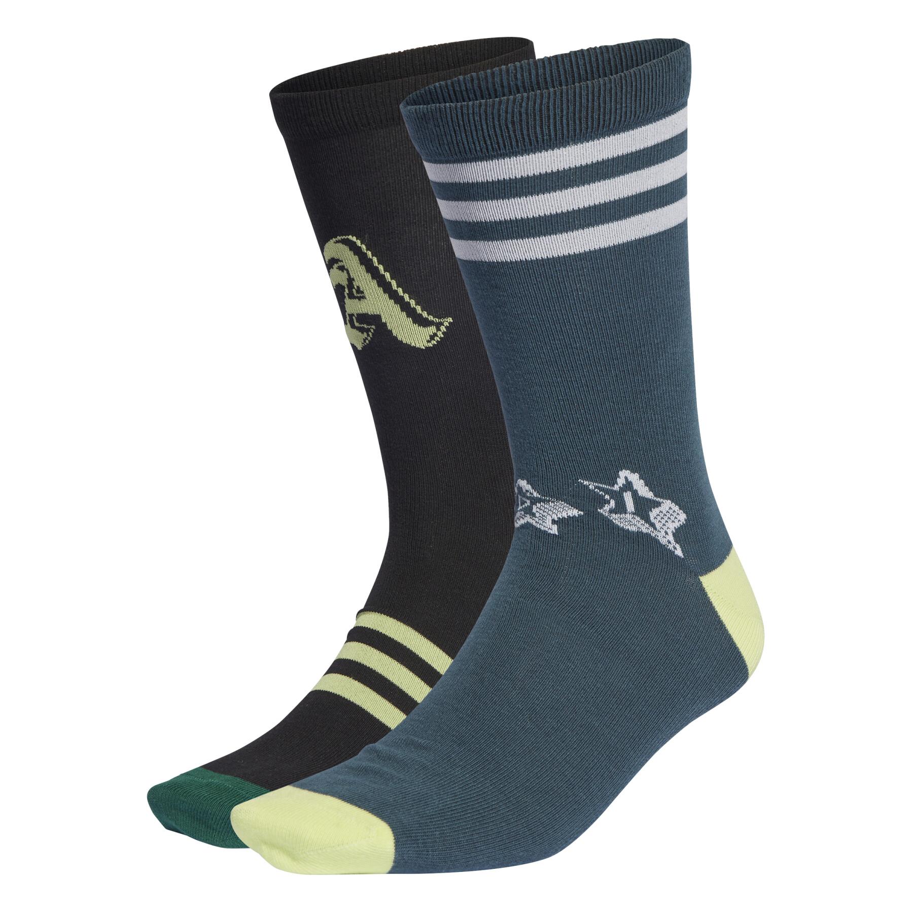 Baby mid-calf socks adidas Brand Love (x3)