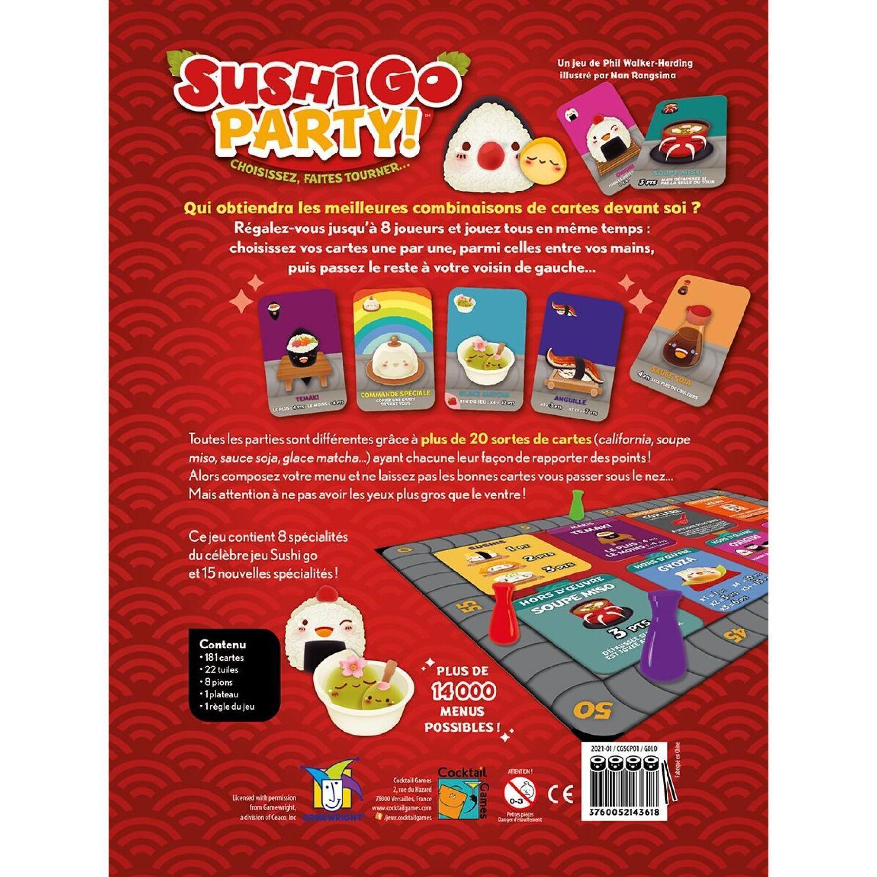 Board games Asmodee Sushi Go Party !