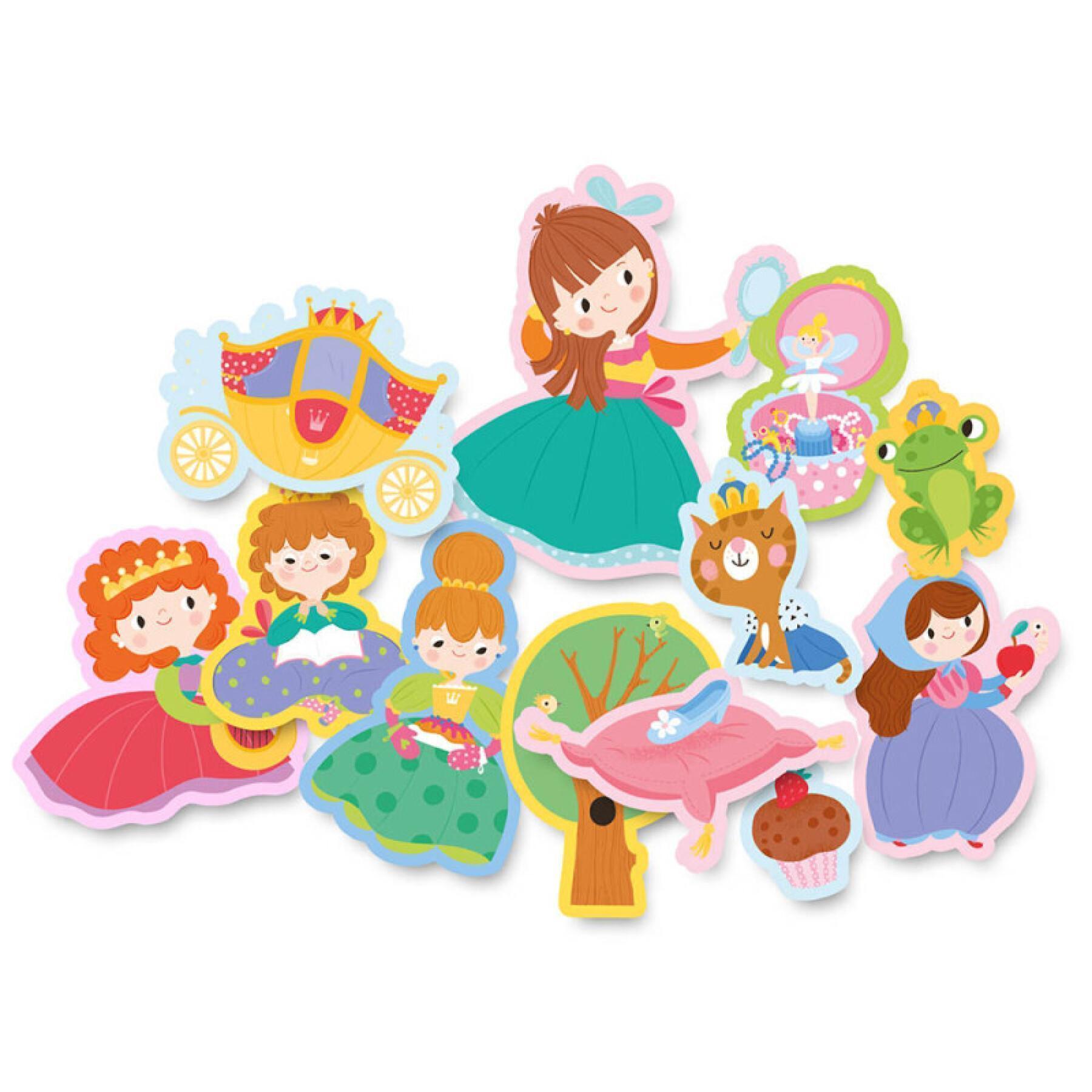 My 100 little princess stickers pack Auzou
