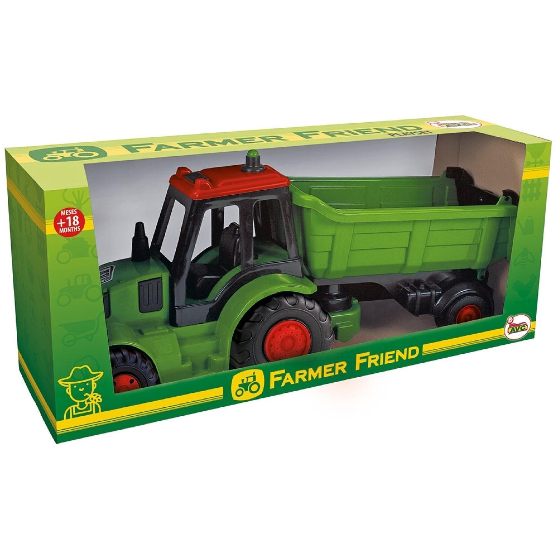 Tractor with tipping trailer AVC