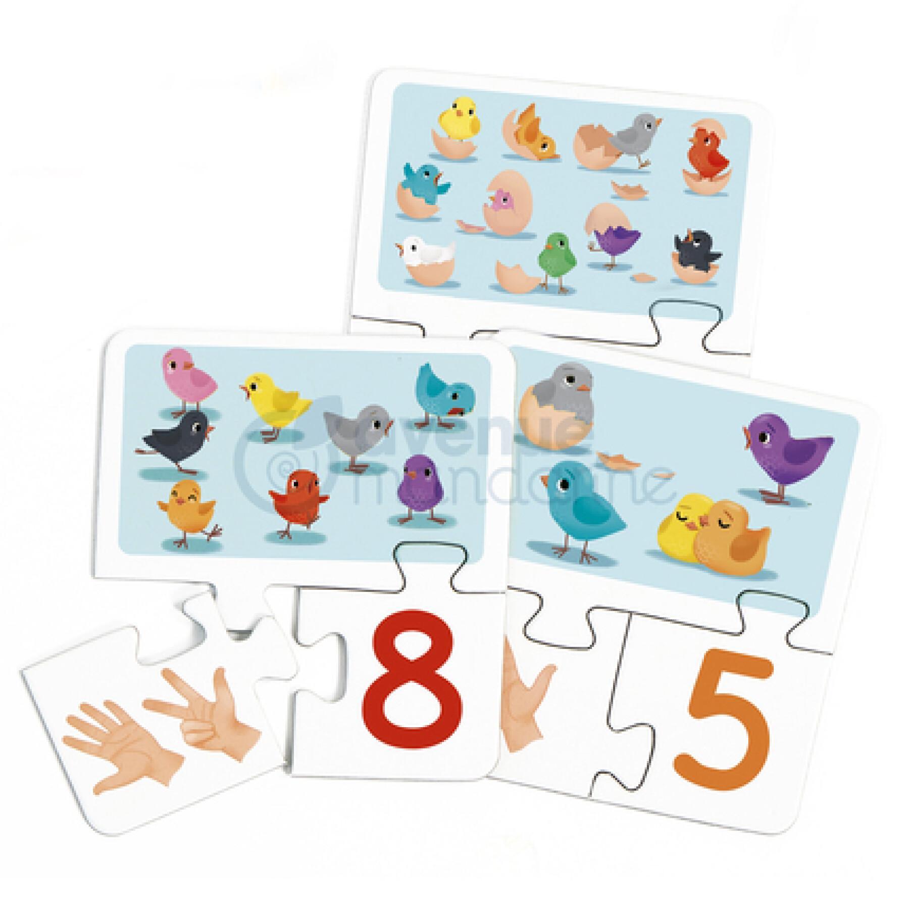 Educational games to learn to count Avenue Mandarine