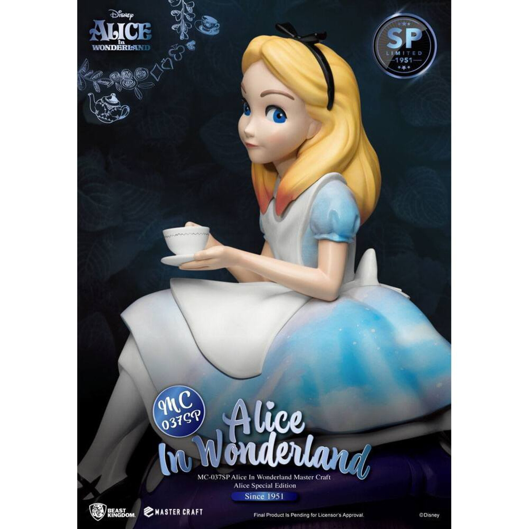 Alice in Wonderland figurine Beast Kingdom Toys Master Craft Alice Special Edition