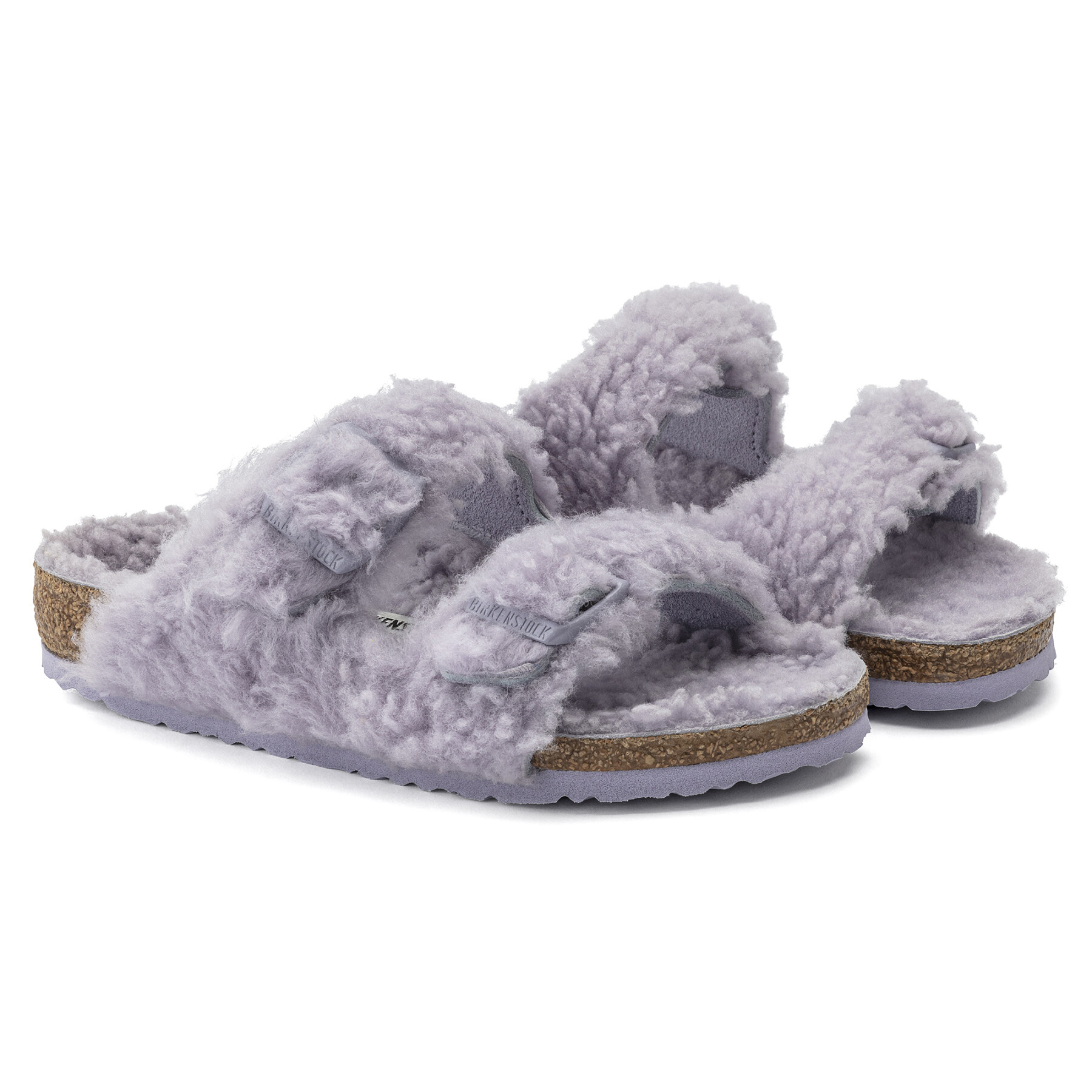 Baby girl sandals Birkenstock Arizona Fur