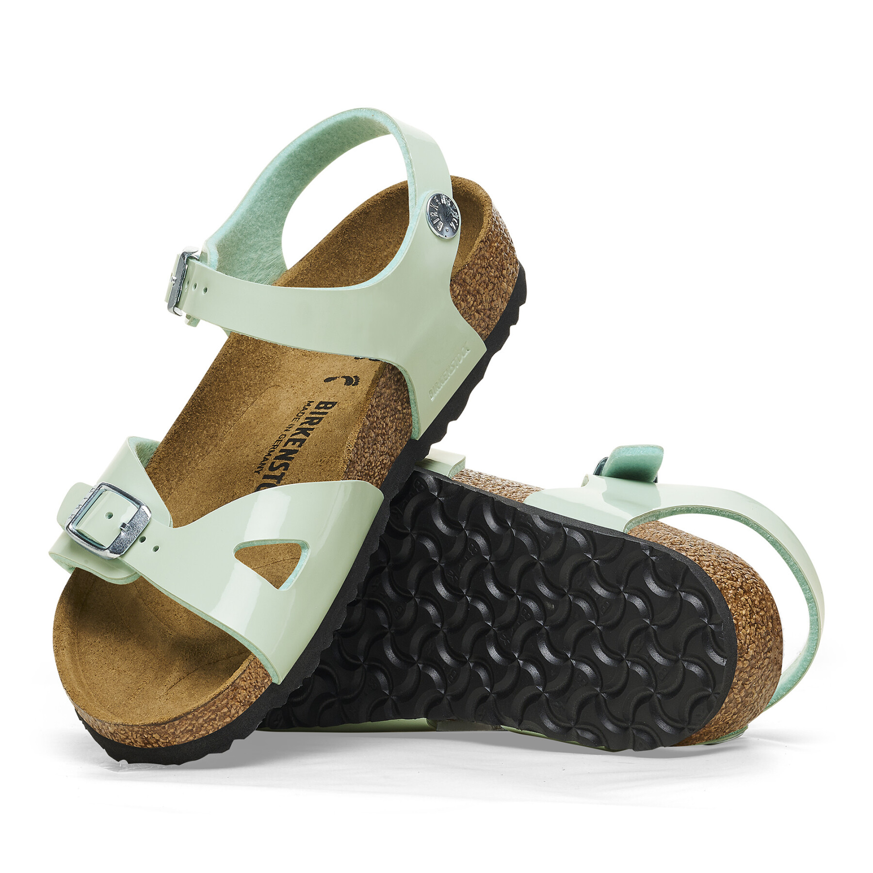 Baby girl sandals Birkenstock Rio Birko-Flor Patent