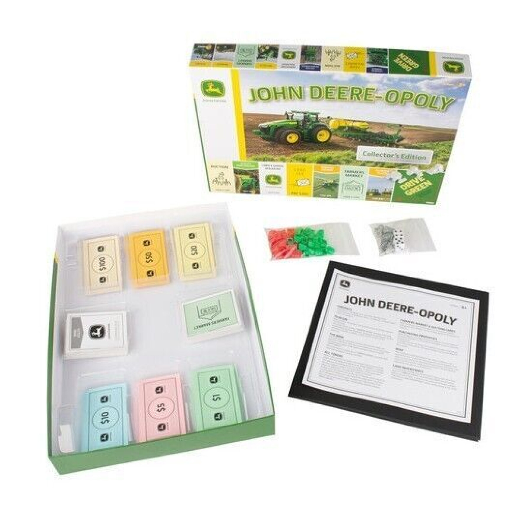 Board games - monopoly Britains Farm Toys John Deere Opoly
