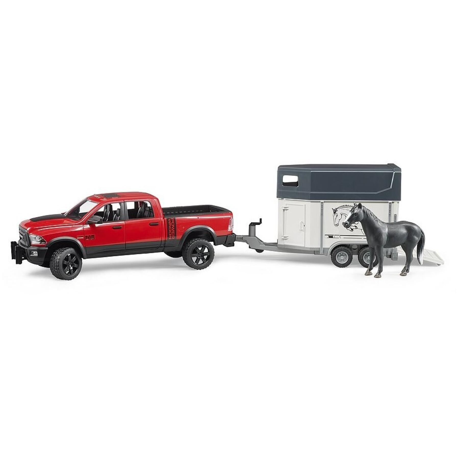 Car games with horse trailer Bruder RAM 2500 Power wagon