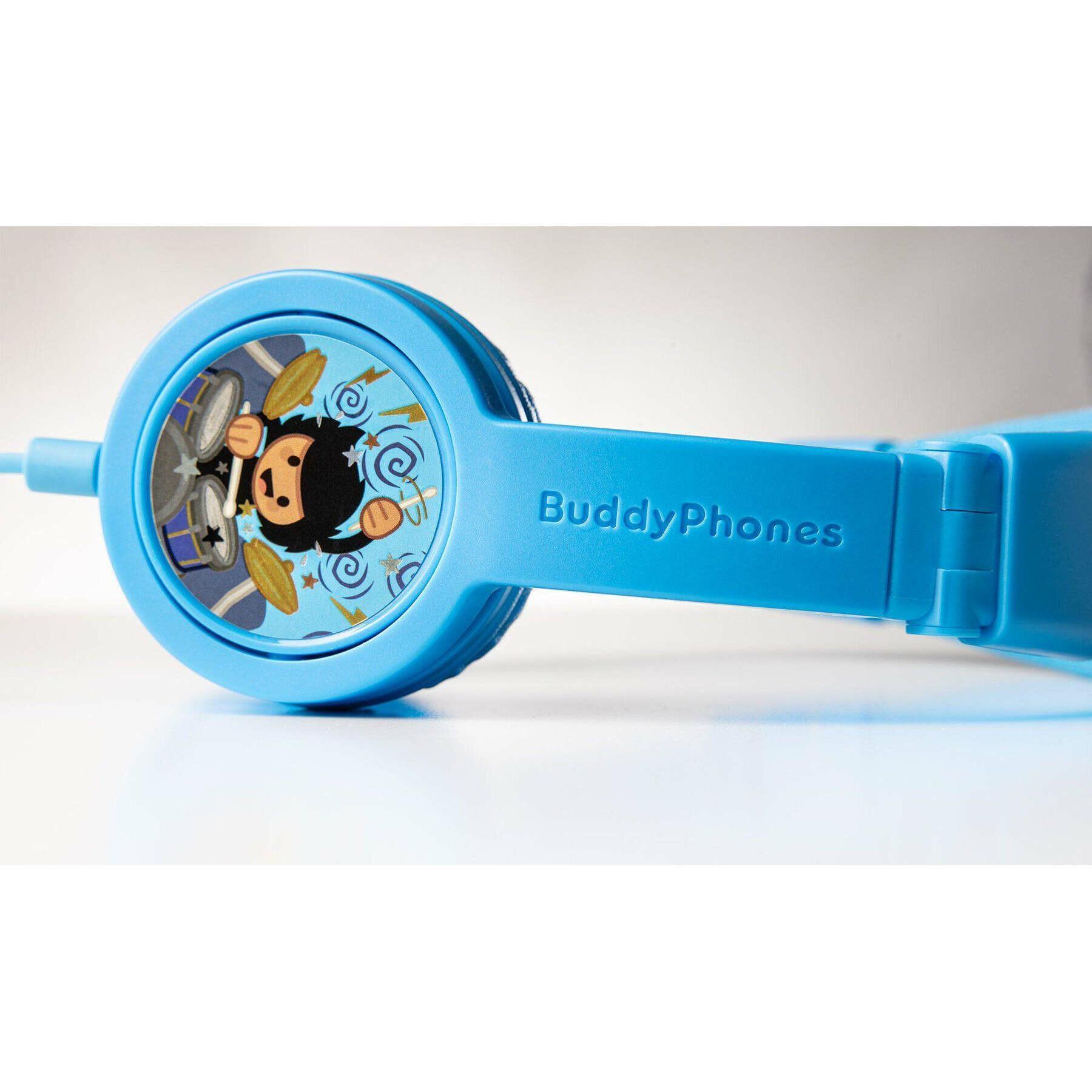 Foldable headset with child microphone BuddyPhones Explore Plus