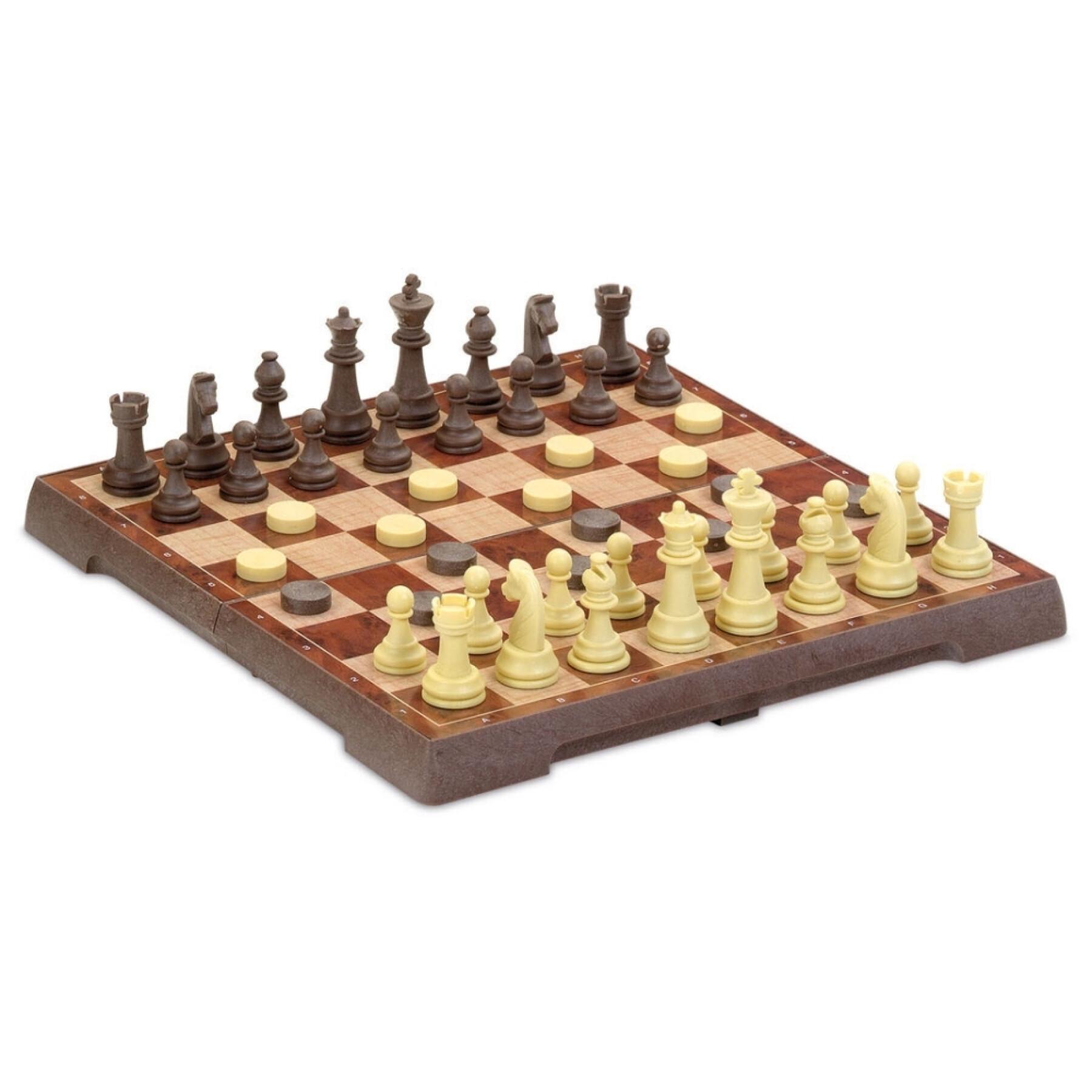 Magnetic chess and checkers game Cayro