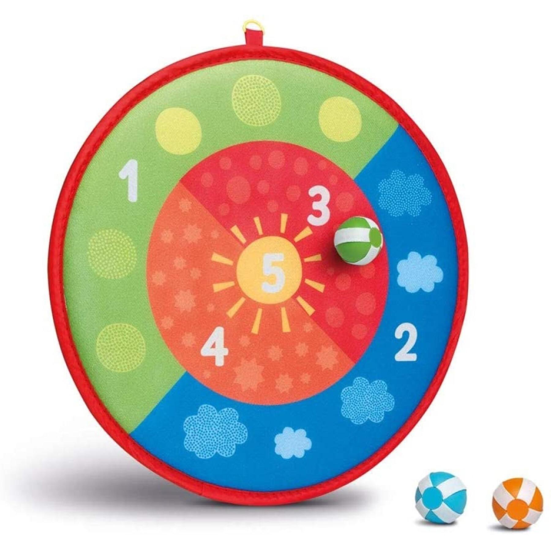 Harmless velcro dart game with sun and numbers Cayro