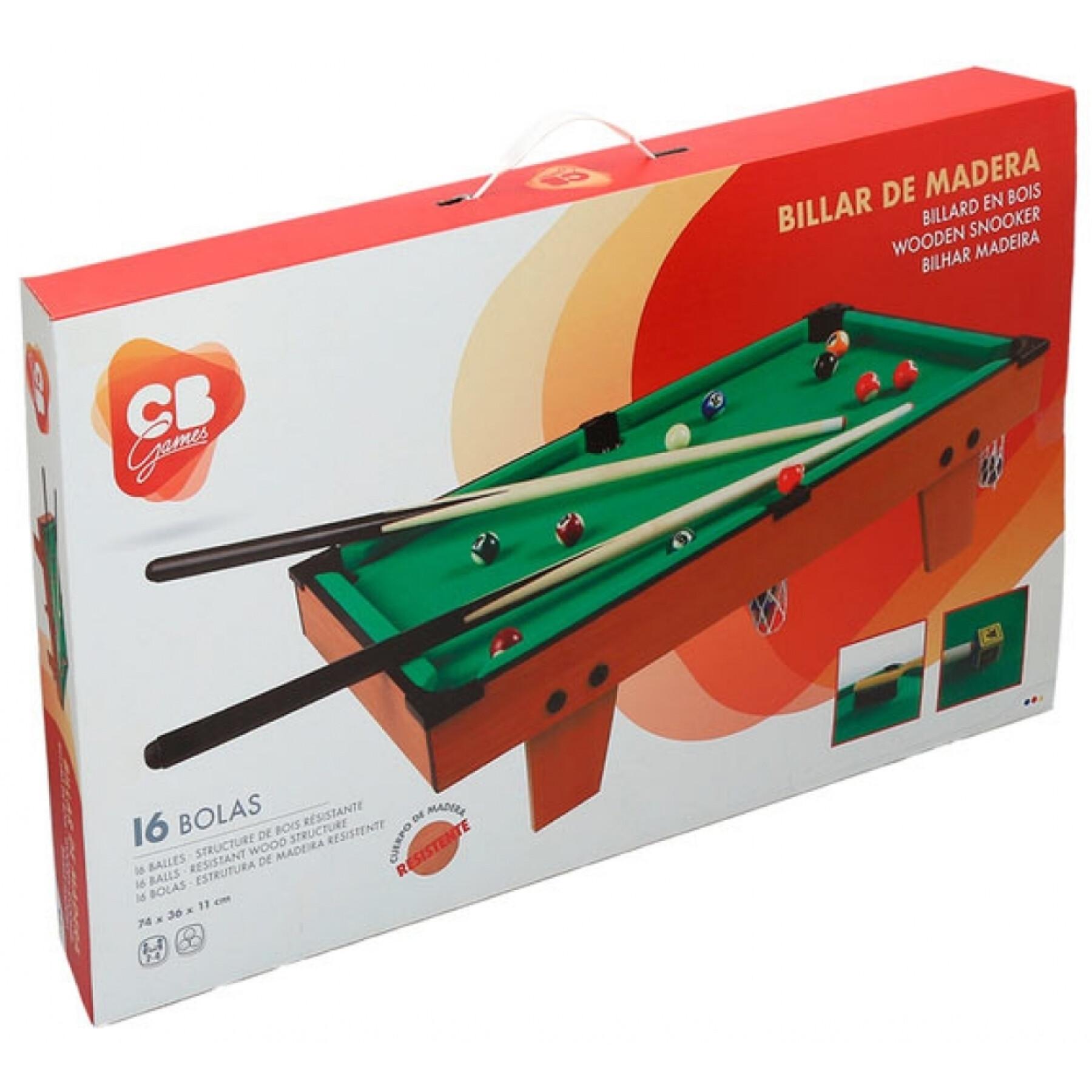 Wooden pool table CB Games