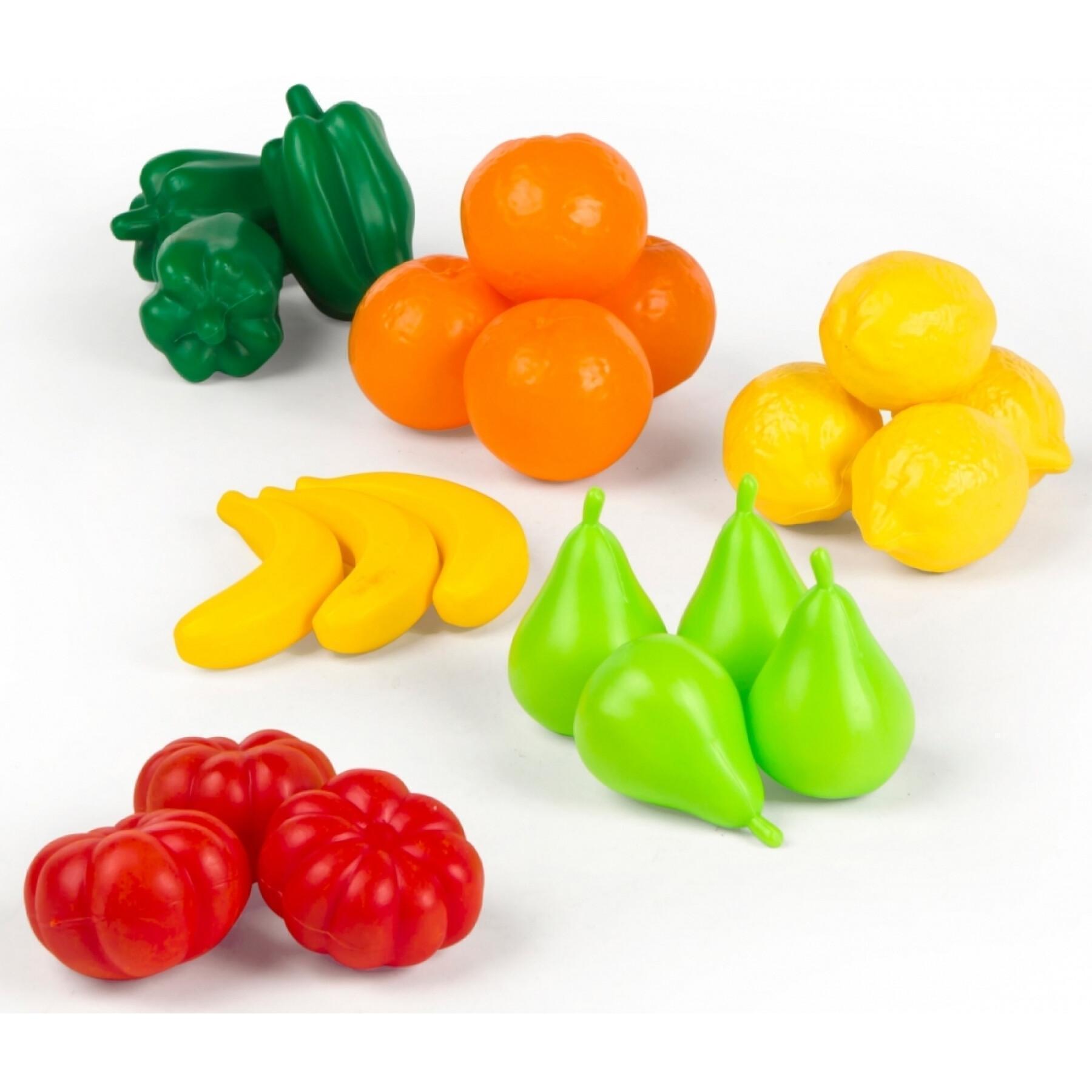 Fruit and vegetable set 21 pieces CB Toys 17x45