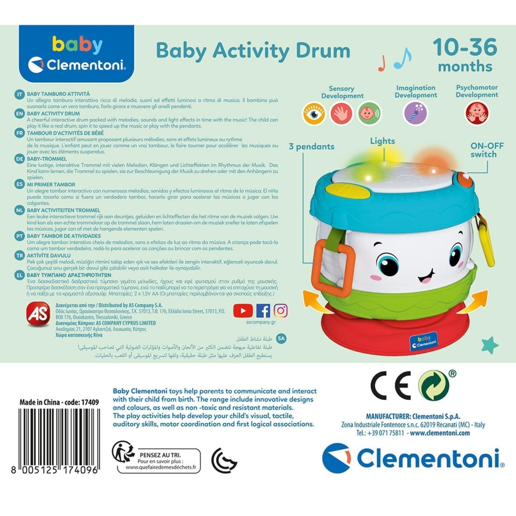 Activity drum with light and sound Clementoni