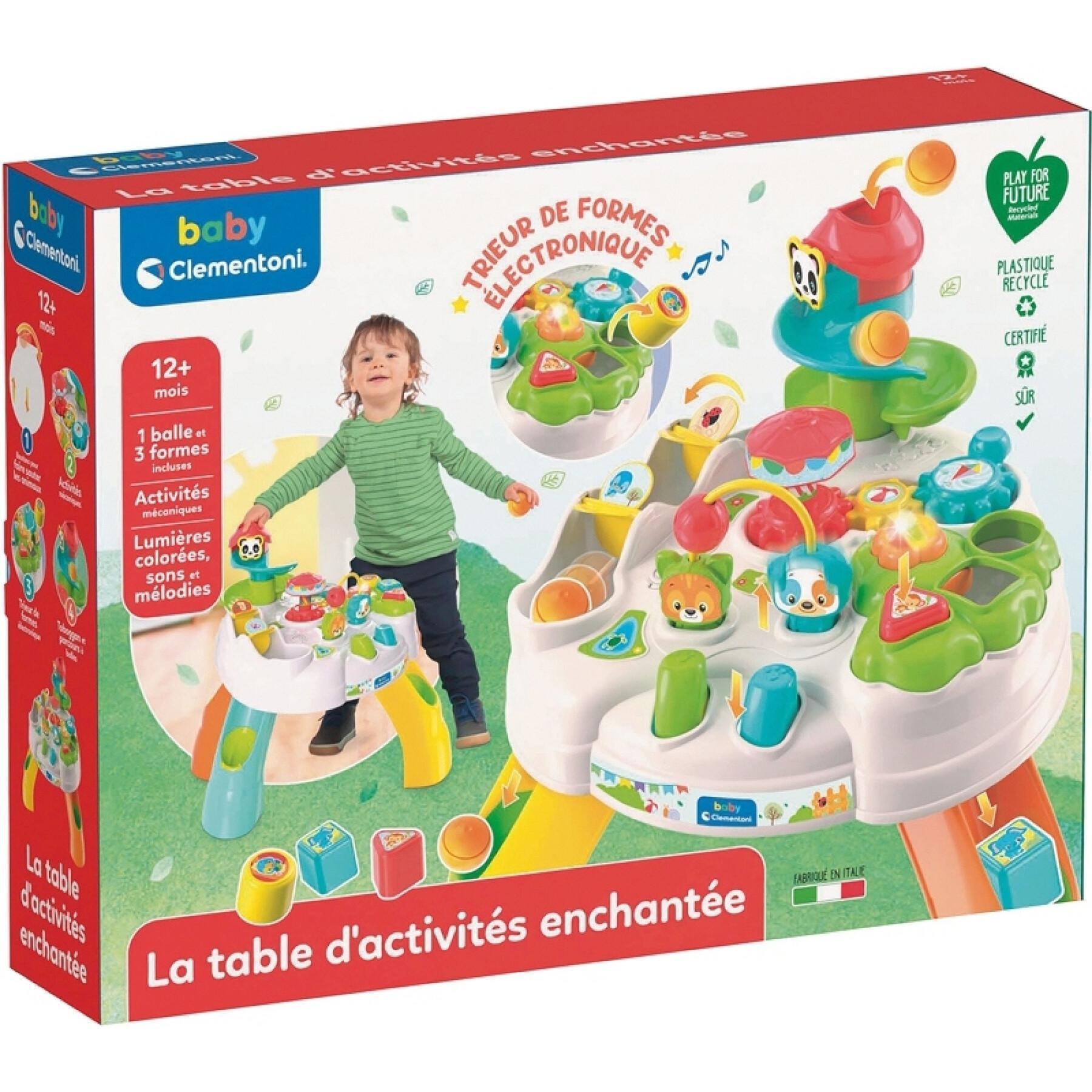 Early-learning games enchanted activity table Clementoni