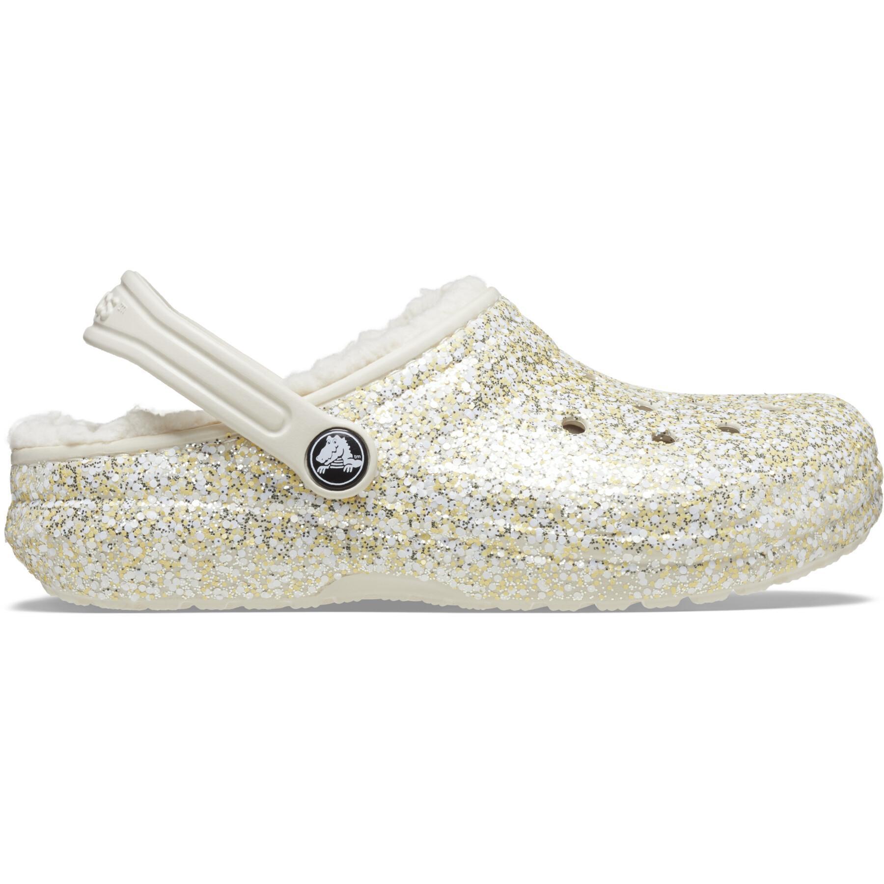 Sequined baby clogs Crocs Classic T