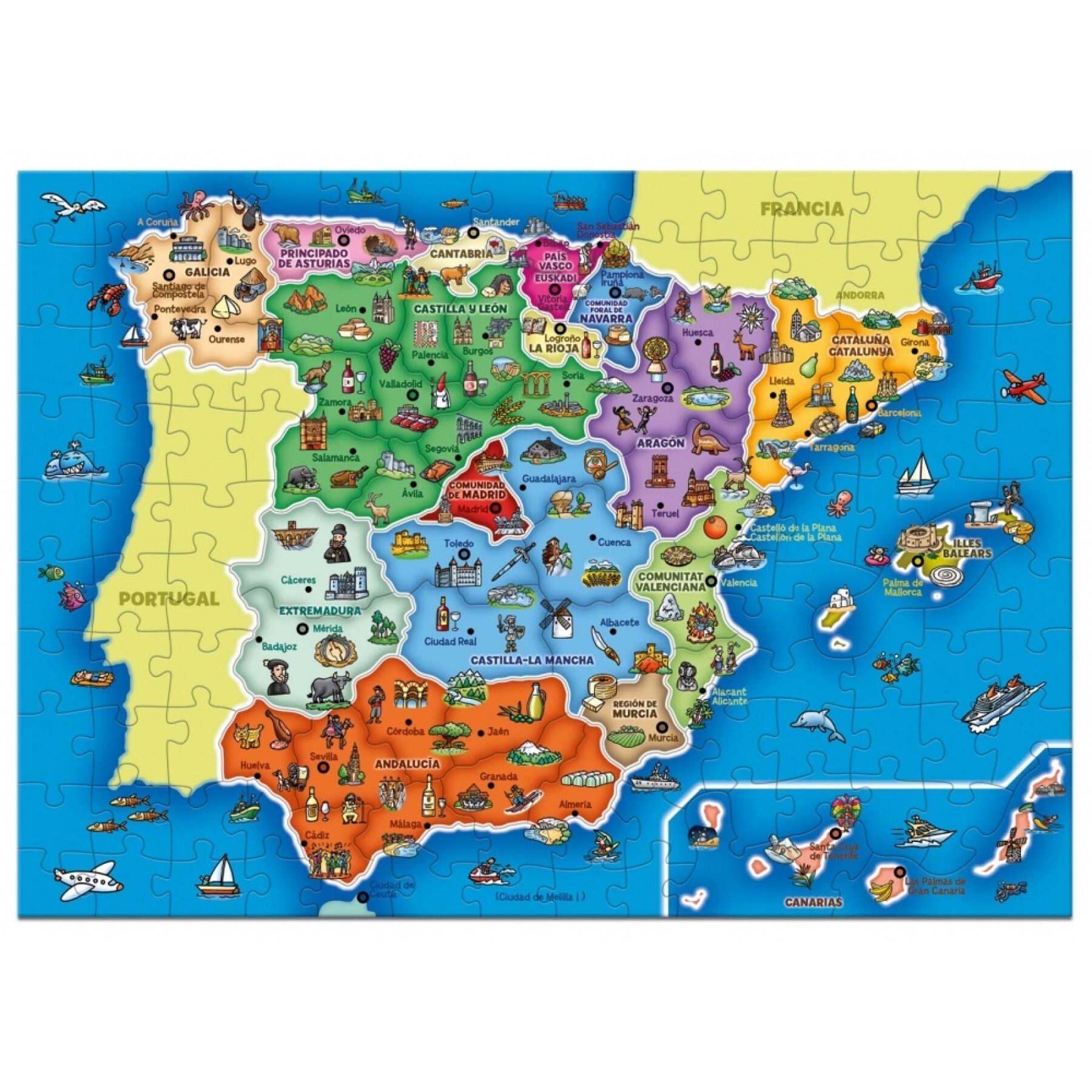 137 piece puzzle Diset España Prov -Autonomías