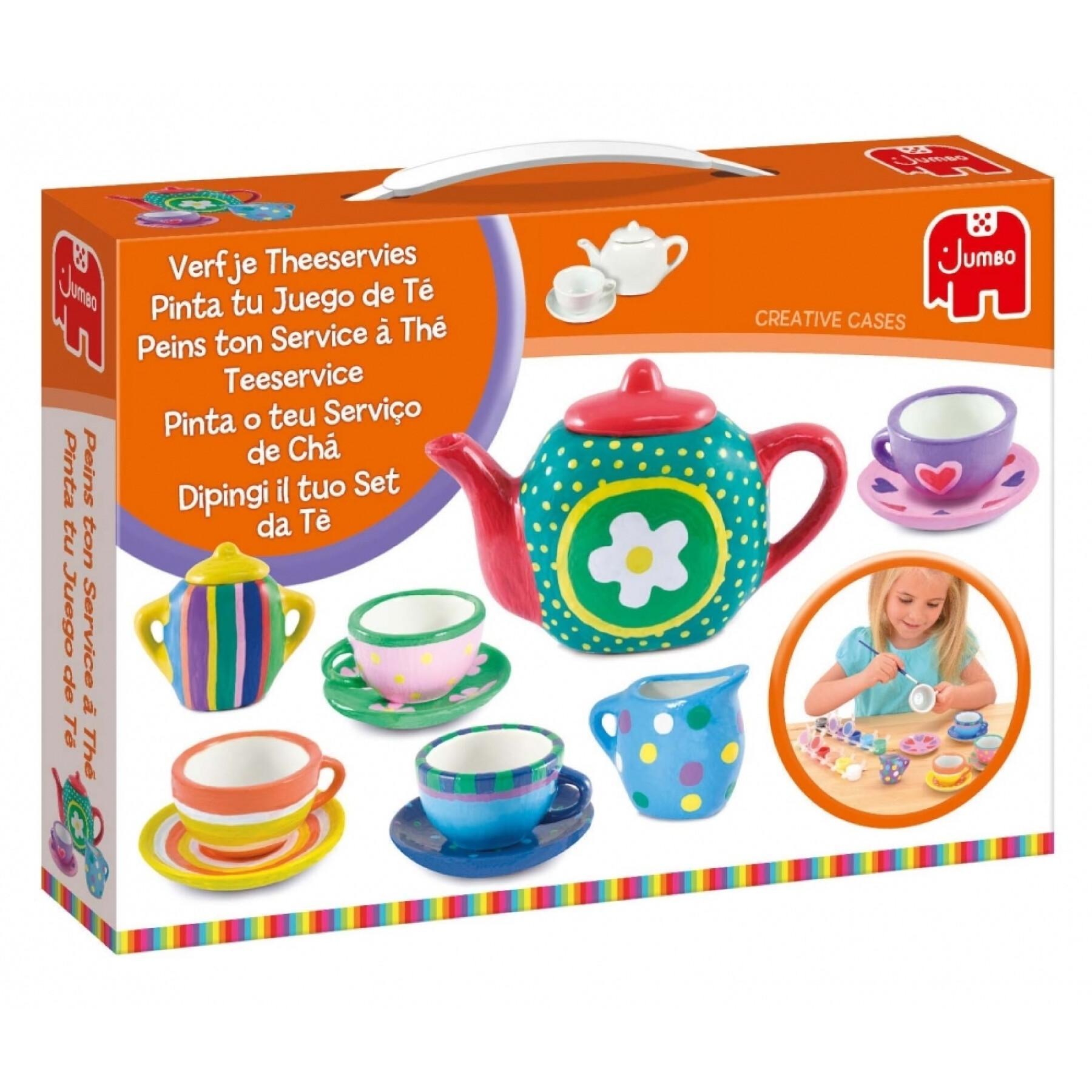 Tea set coloring kit Diset Créative