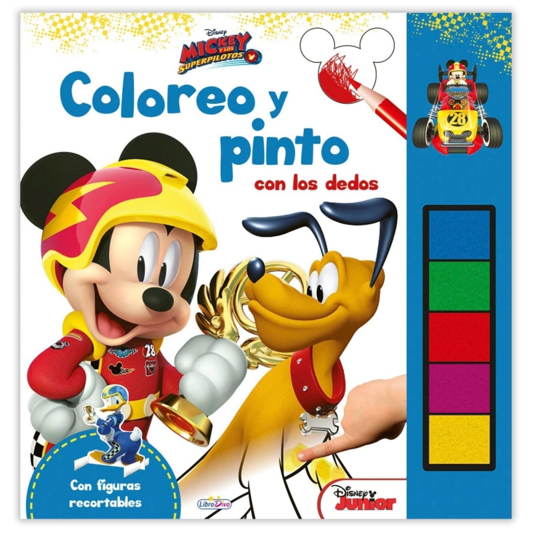 Finger painting book 16 pages Disney bebe Saldana