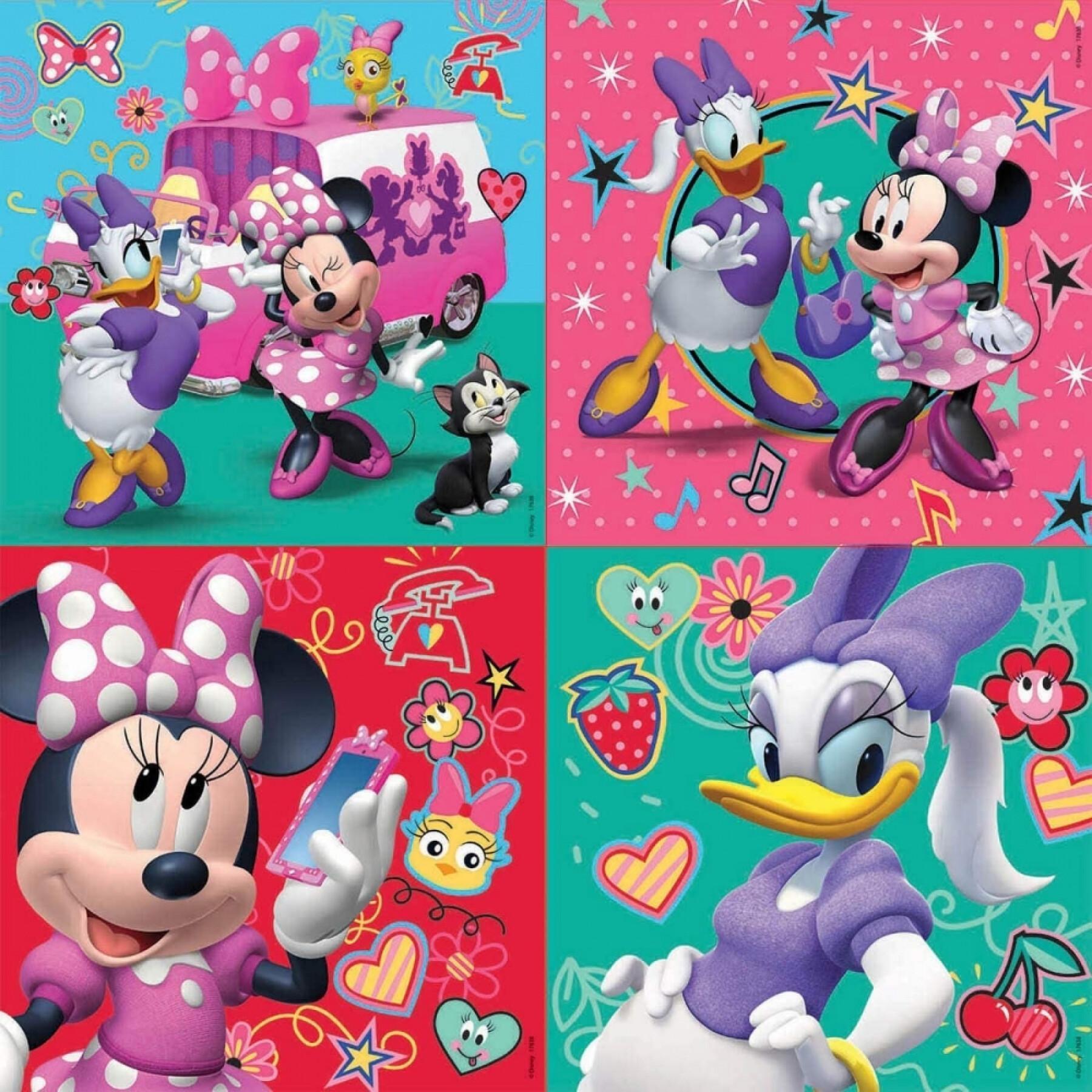 12-16-20-25 piece progressive puzzle Disney Minnie