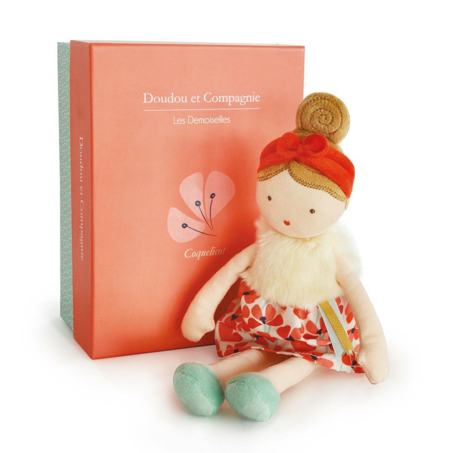 Doll Doudou & compagnie Demoiselle Coquelicot