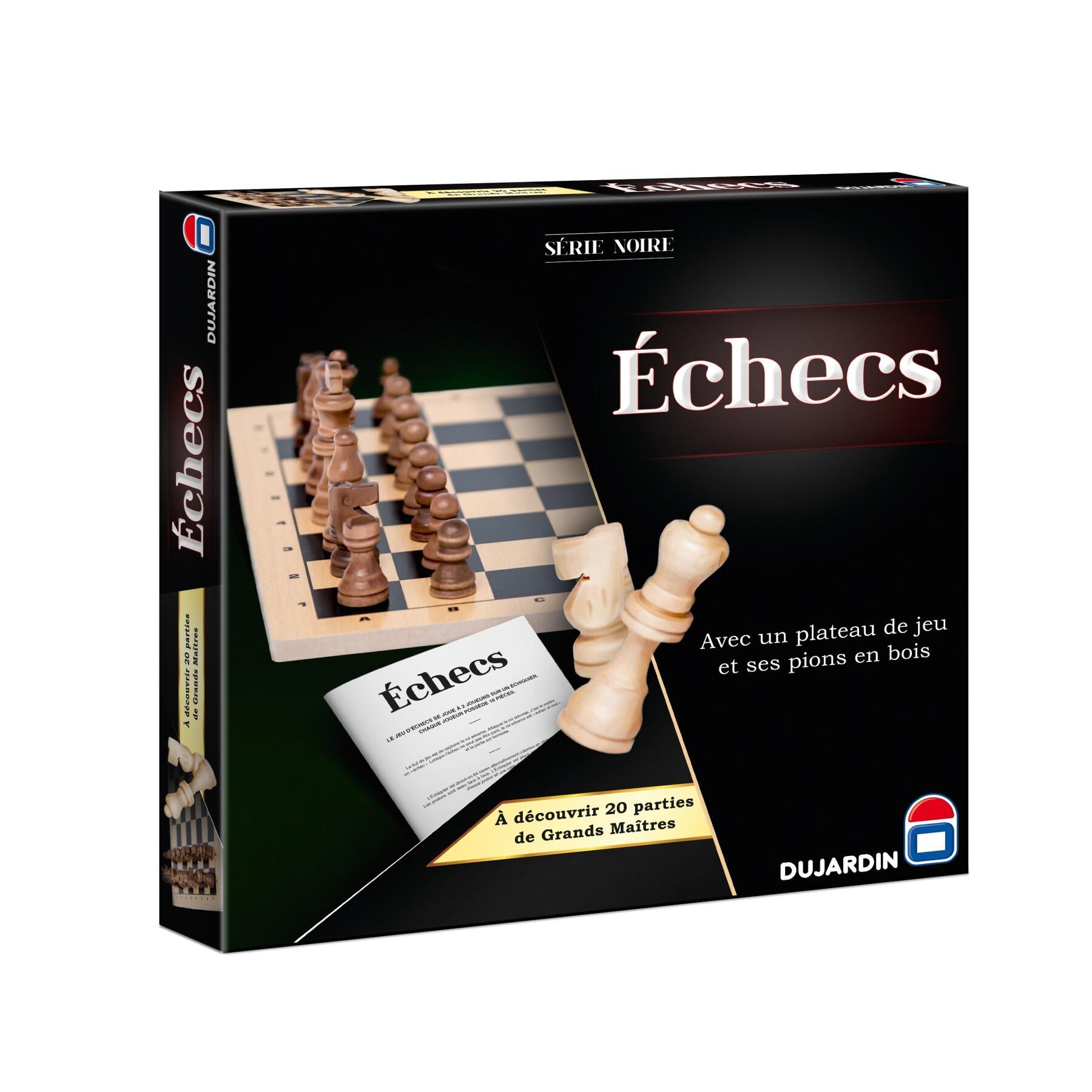 Black series chess board Dujardin
