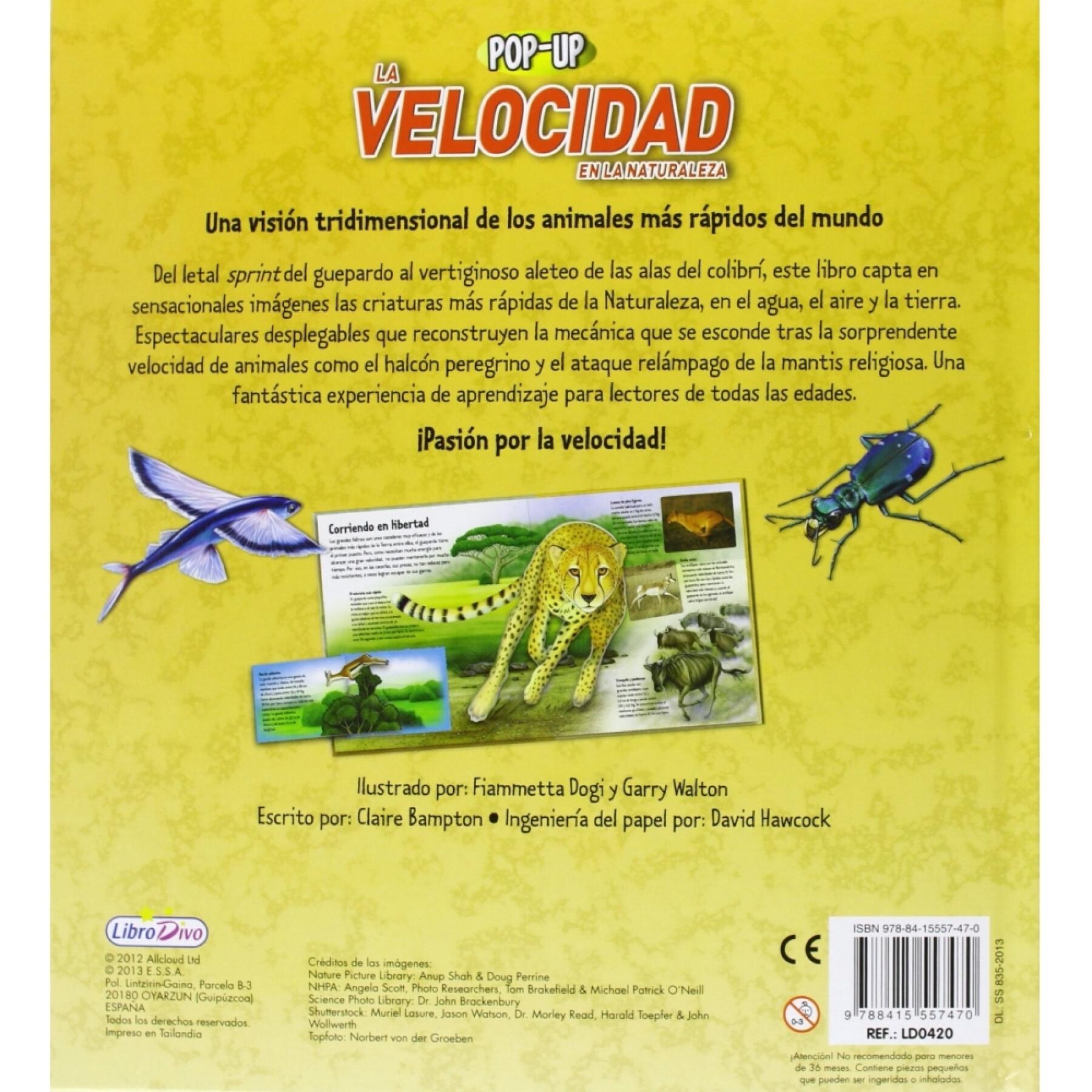 Book for 10 pages fast animals Ediciones Saldaña