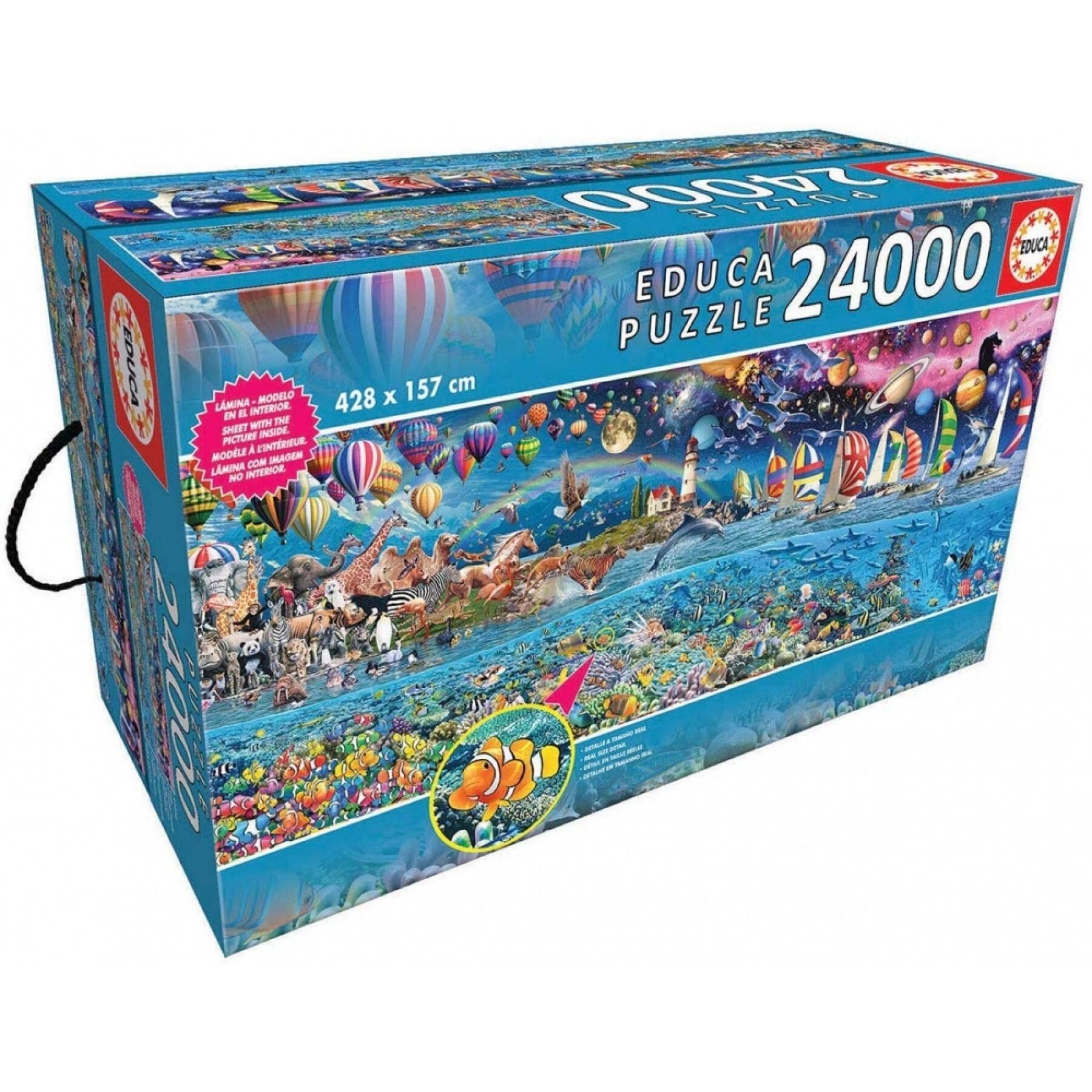 24000 pieces puzzle Educa La Vida