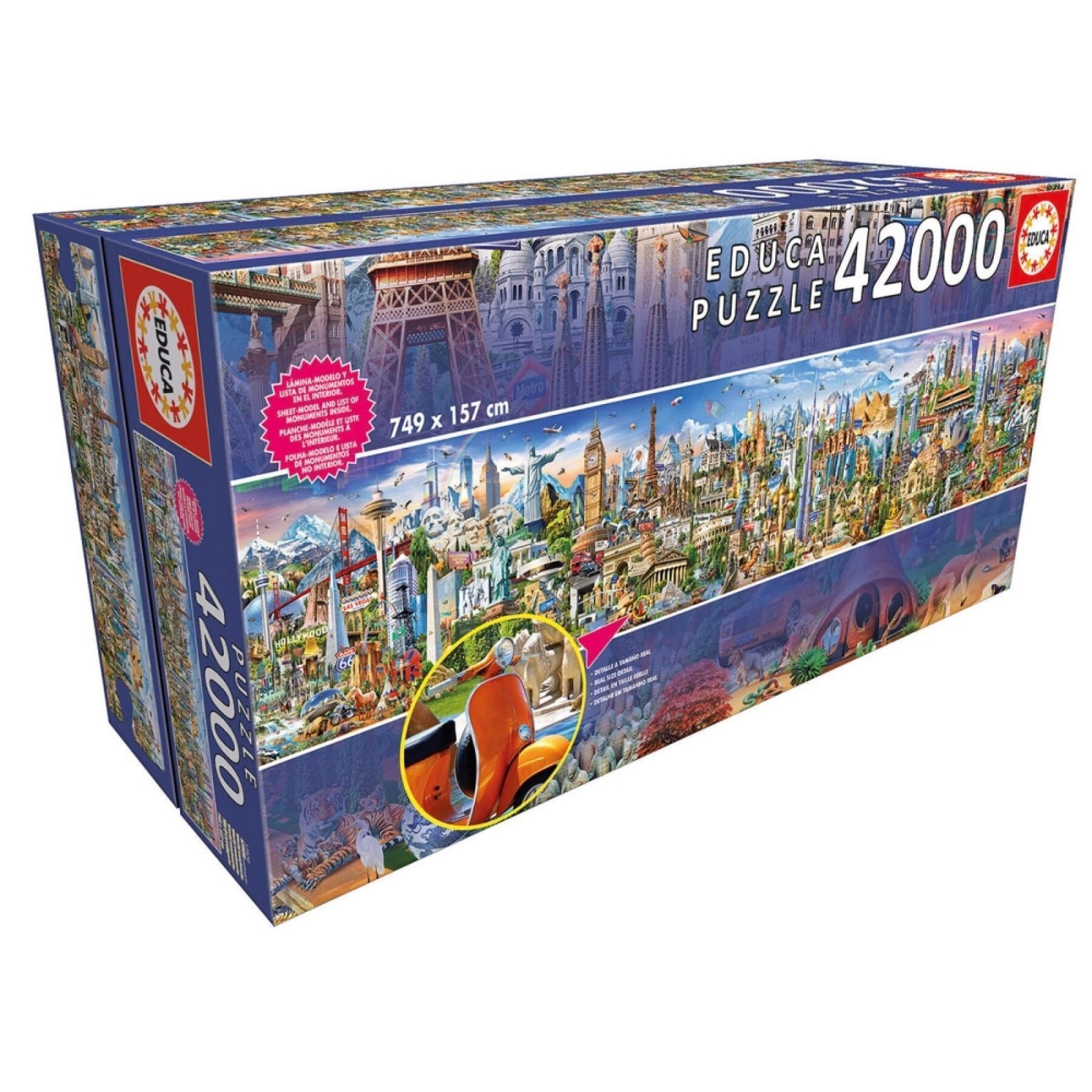 42000 piece puzzle Educa Vuelta Al Mundo