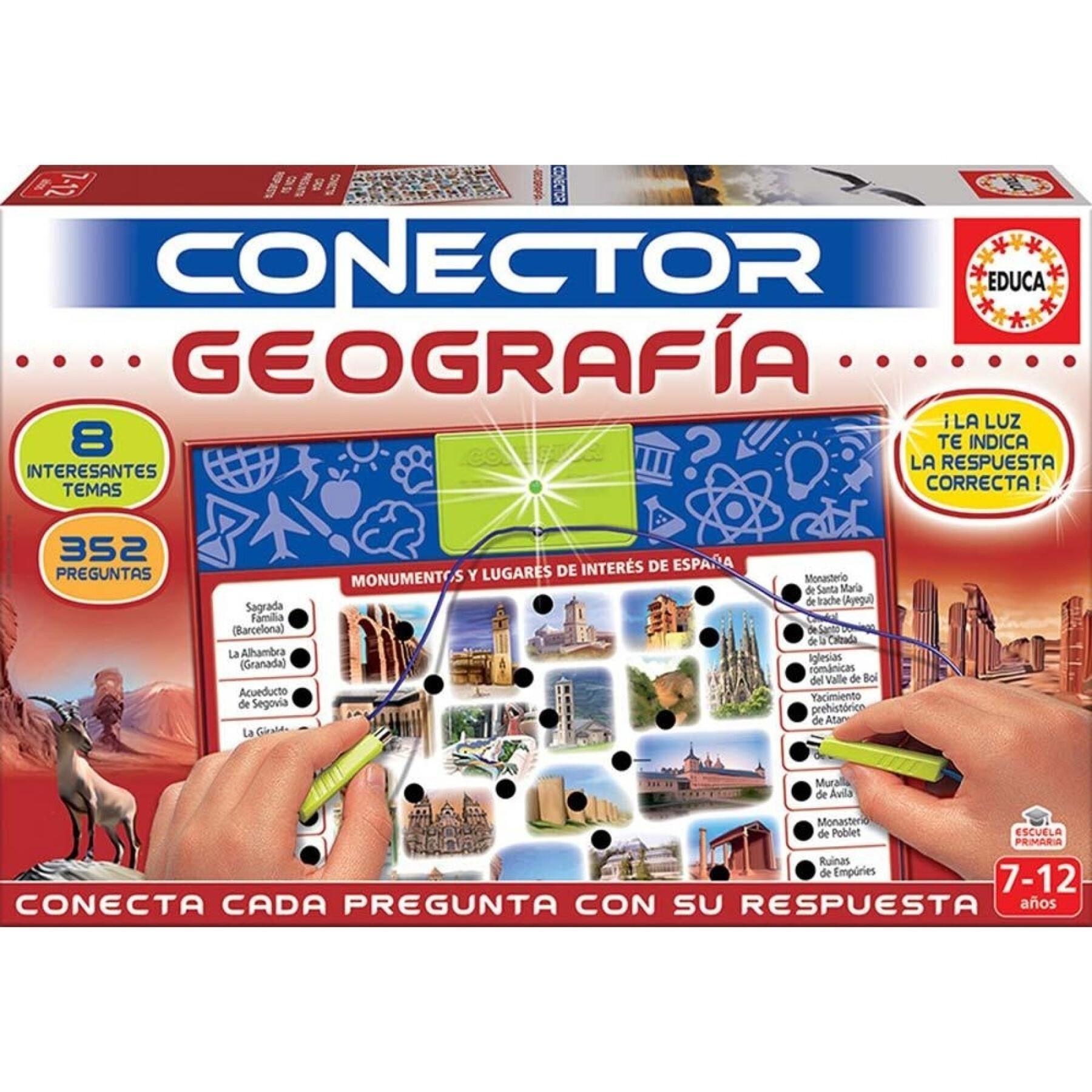 Geography educational tablet Educa Conector