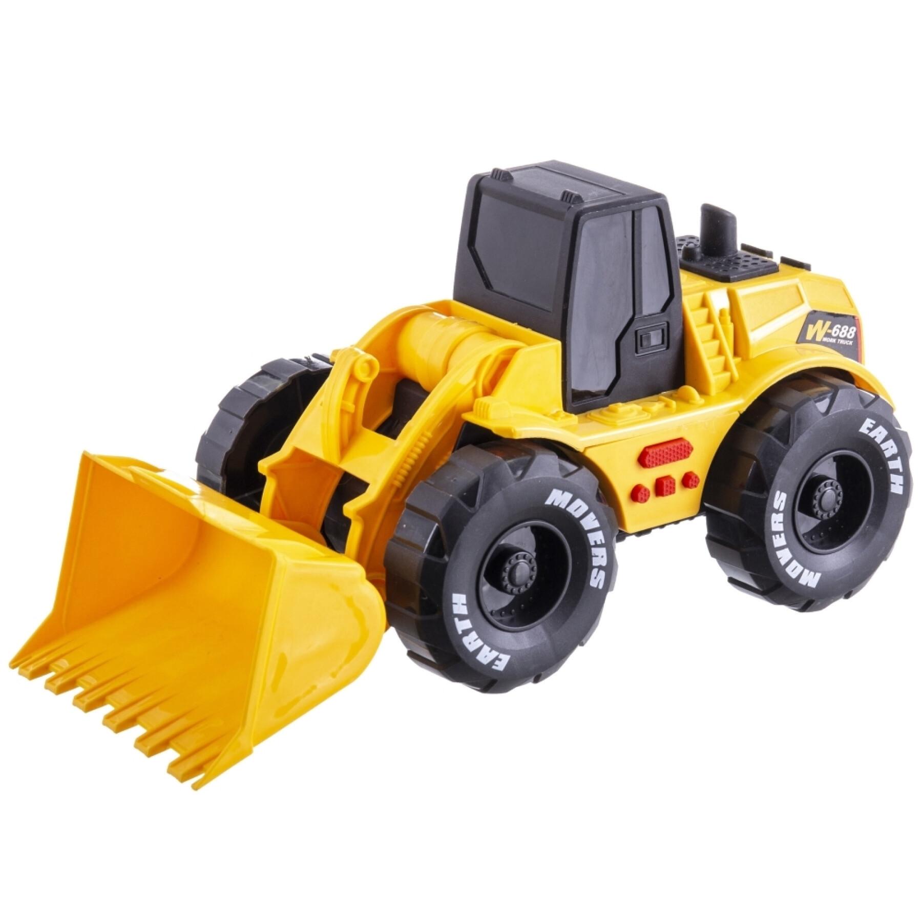 Friction excavator car games with sound and light Fantastiko 26 cm