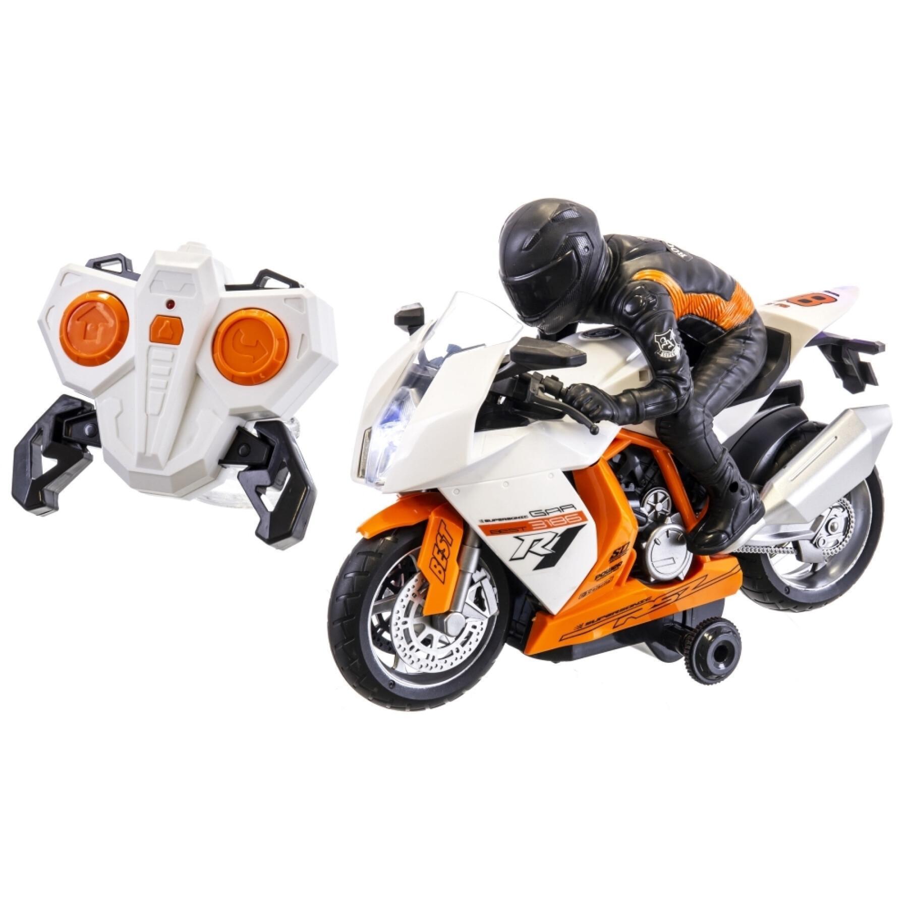 Radio-controlled motorcycle with figure functions Fantastiko