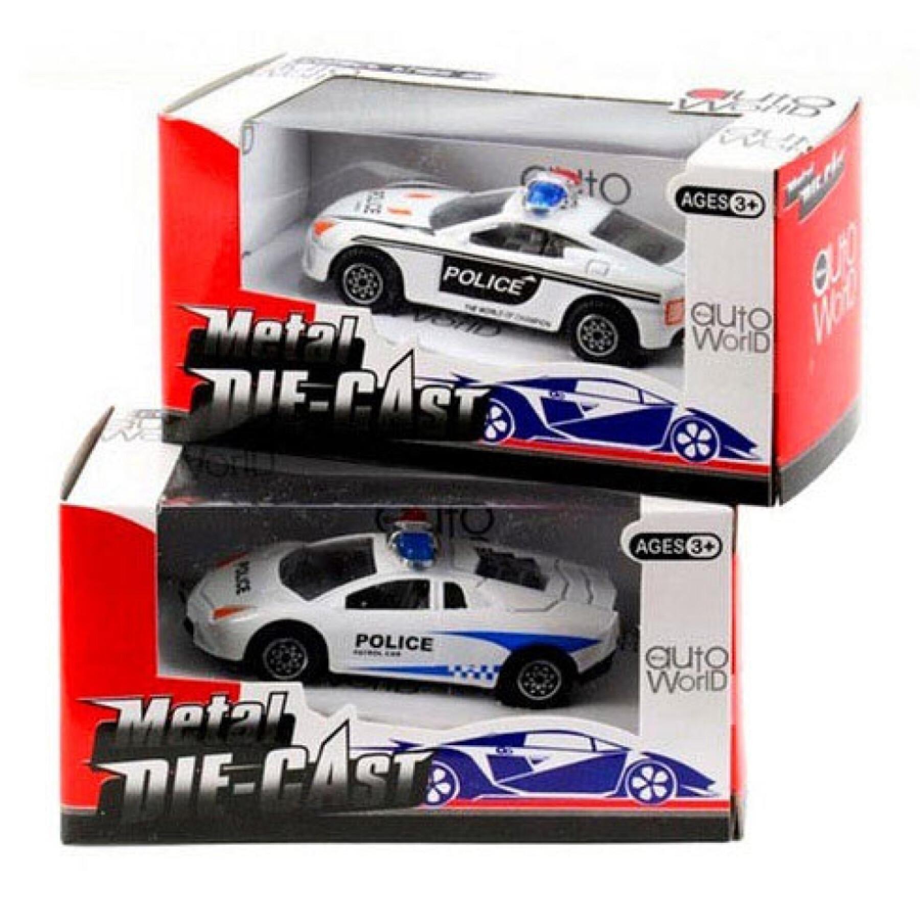 Police car friction 3 models assorted Fantastiko