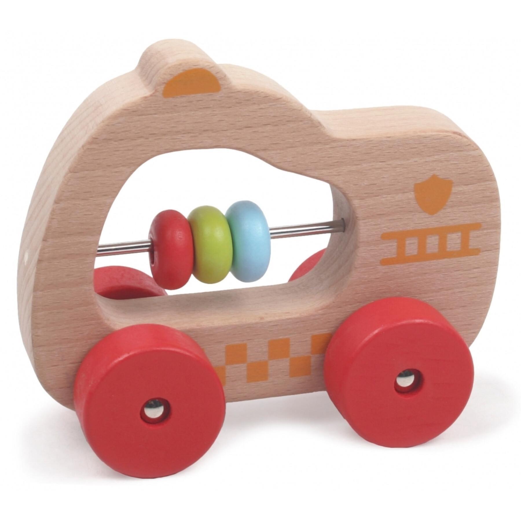 Wooden abacus activity car Fantastiko