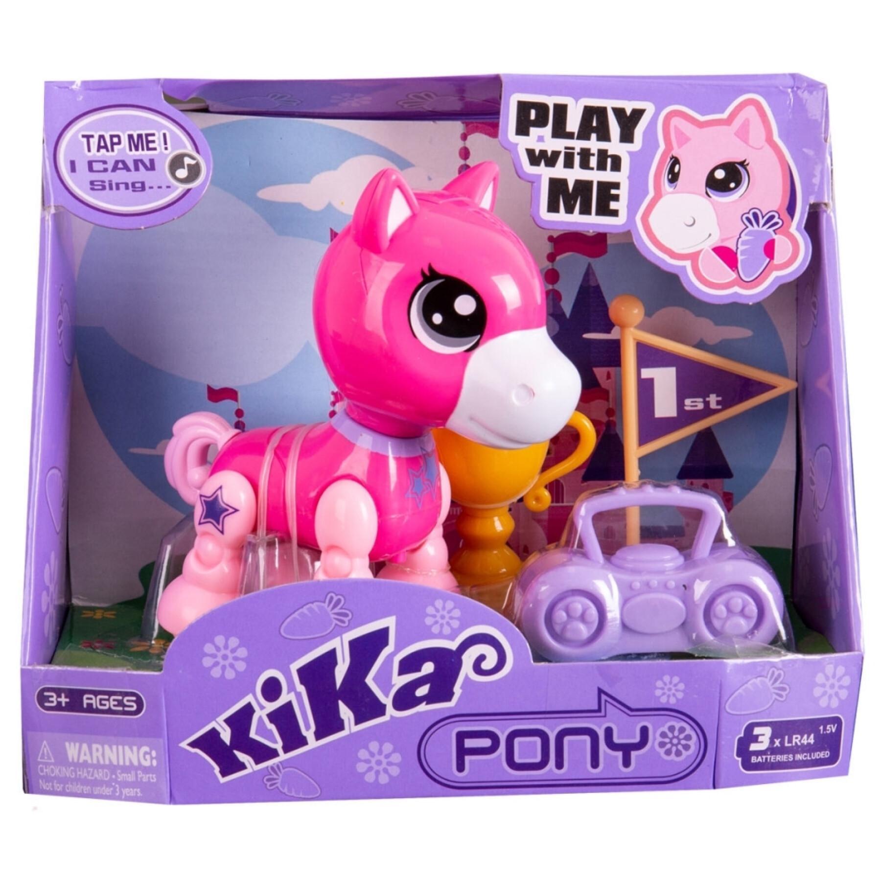 Interactive pony 3 assorted colors Fantastiko Kika