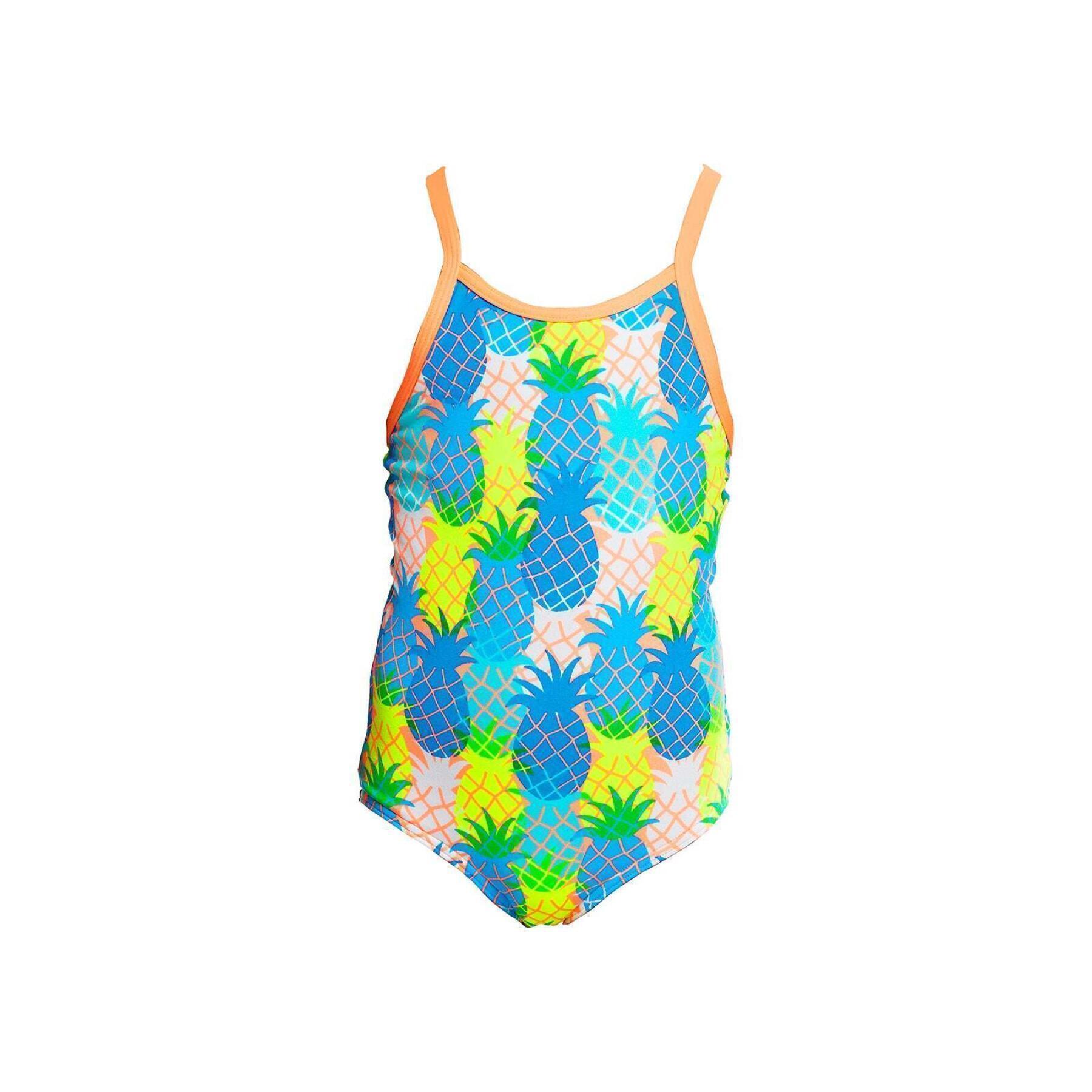 1-piece belted swimsuit for baby girls Funkita Frill One