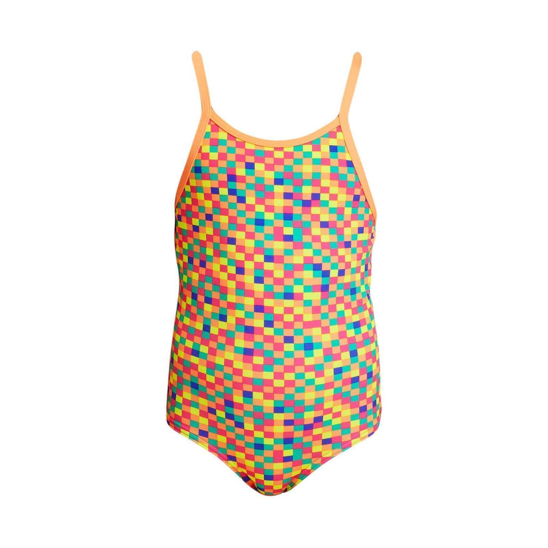 1 piece swimsuit printed baby girl Funkita