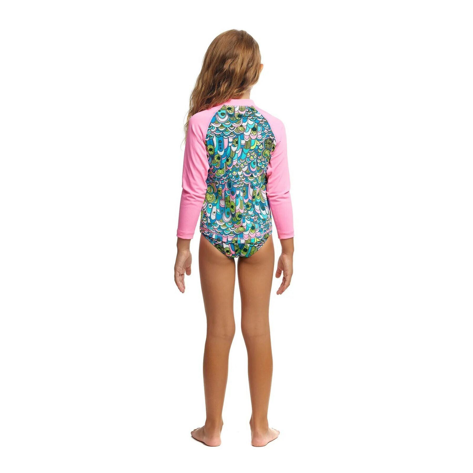Swimsuit with zipped jacket girl Funkita Rash