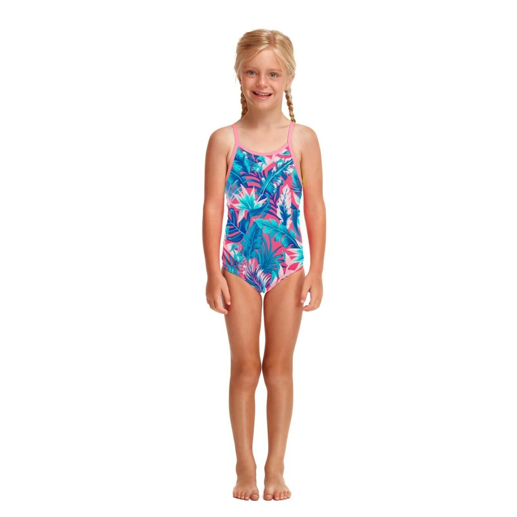 1-piece baby girl swimsuit Funkita Eco